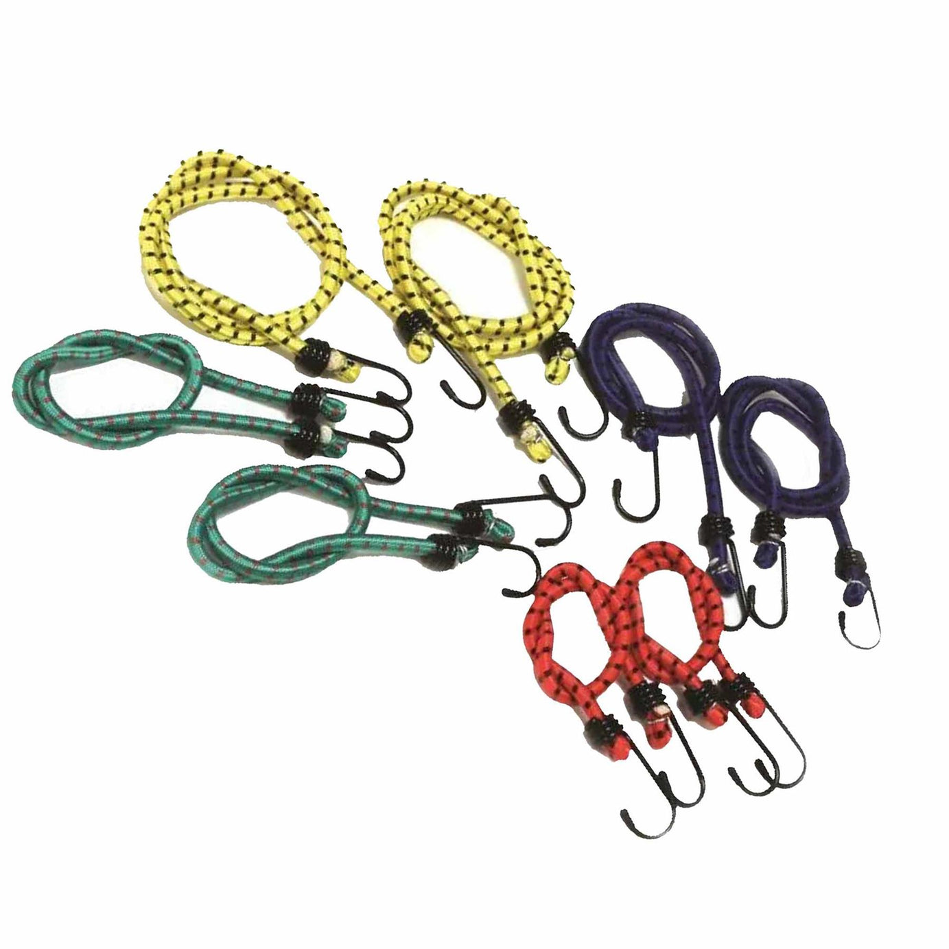 8mm Mixed Bungee Straps Set