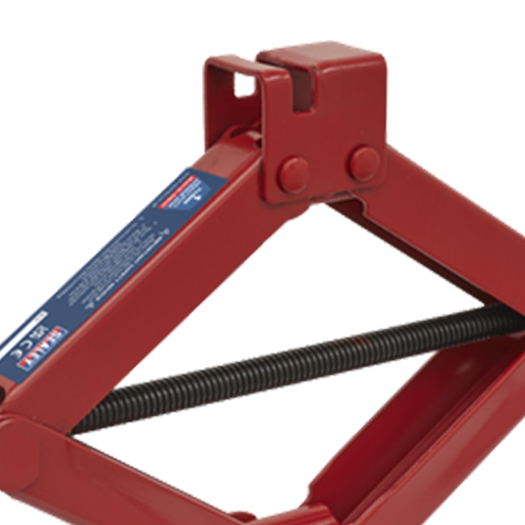 Sealey Heavy Duty Car Lift Scissor Jack 1 Tonne Ton Easy Lifting Tool