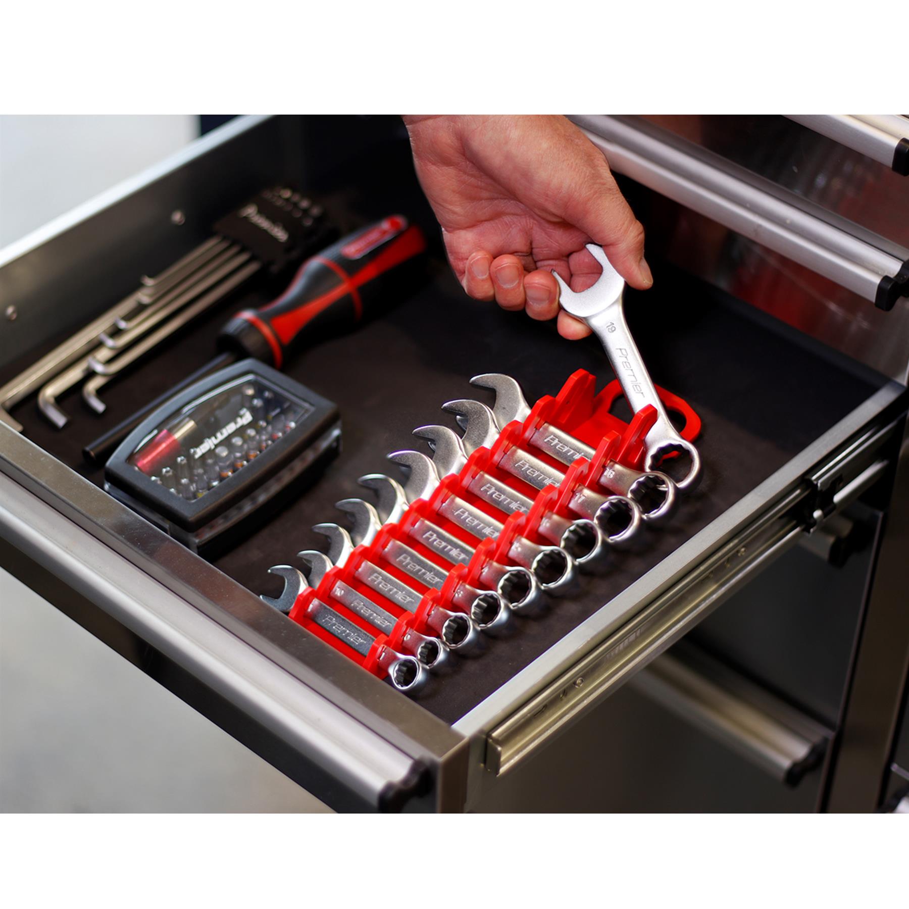 Spanner Rack Capacity 10 Stubby Spanners Sealey
