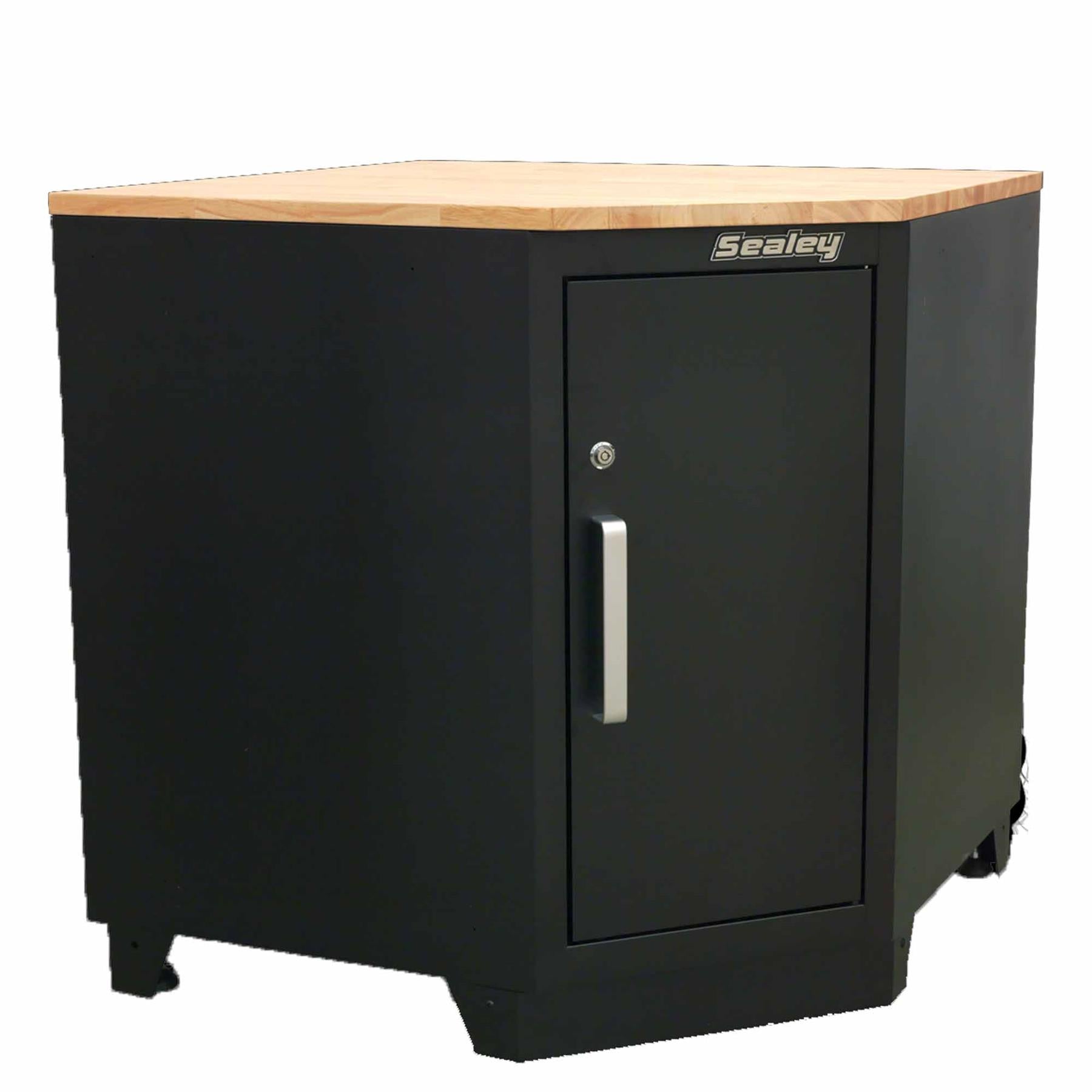 Sealey Hardwood Corner Worktop 930mm Corner Floor Cabinet
