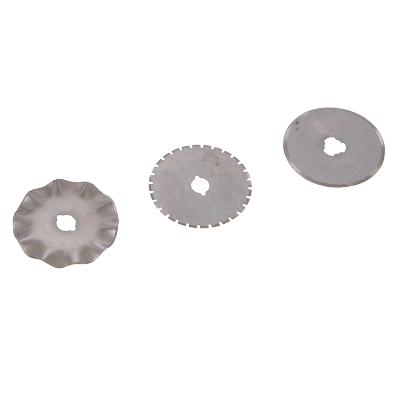 QUALITY SOFT-GRIP 3-IN-1 ROTARY CUTTER 45MM BLADE Straight Perforated Wave Cut