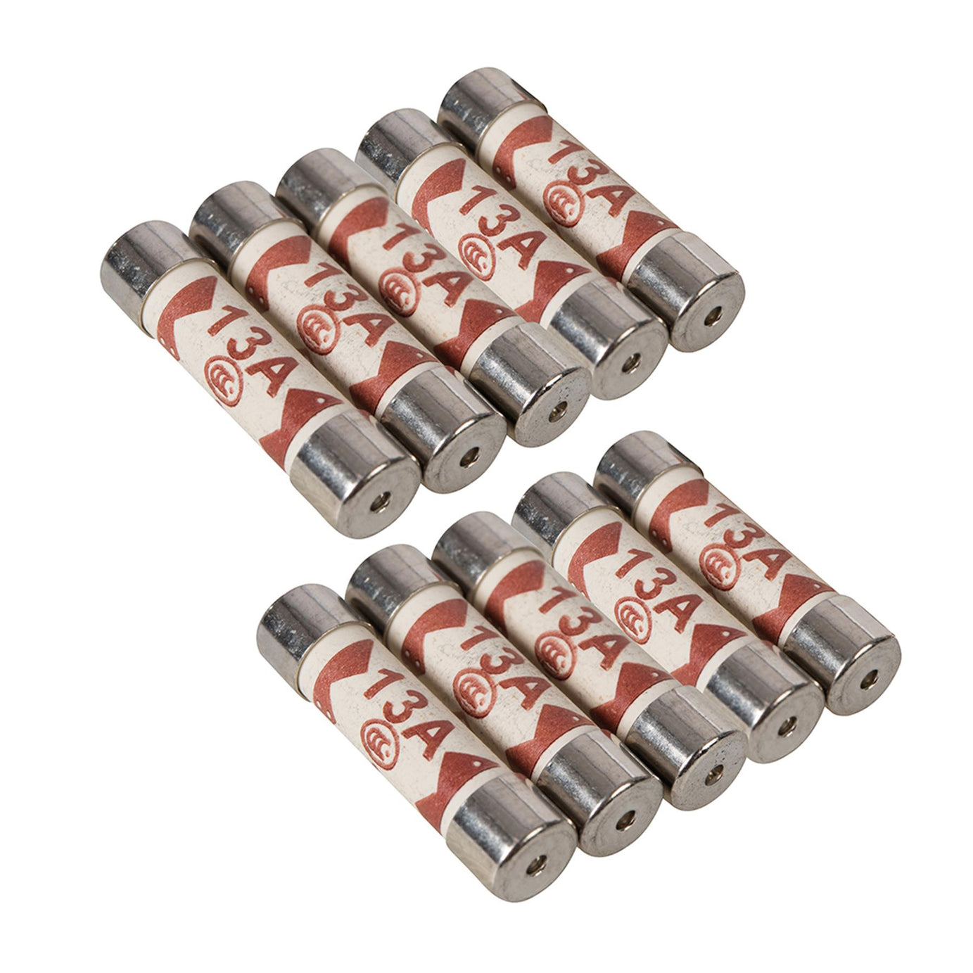 Electric Premium Quality Fuses 10pk 13a Fast Acting Replacement Safety