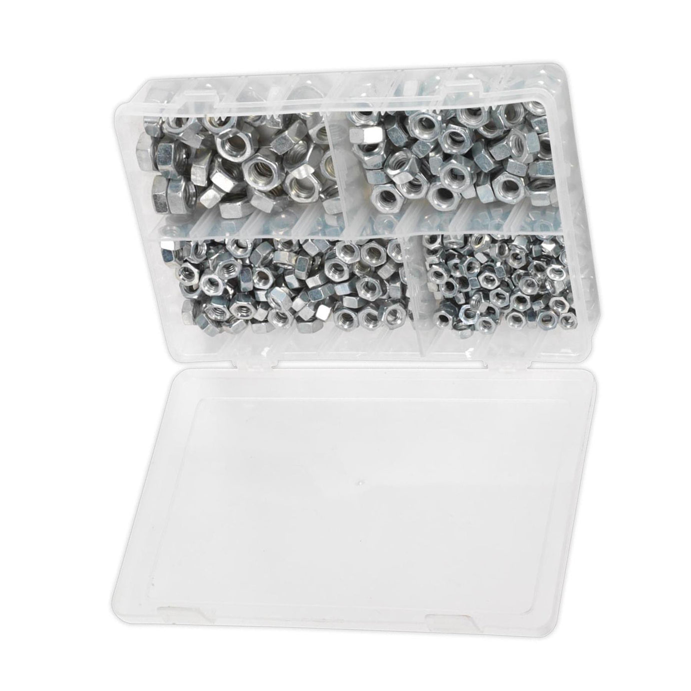 Sealey 320pcs Assorted 1/4"-1/2"UNF Stainless Steel Hex Screws & Socket Bolts