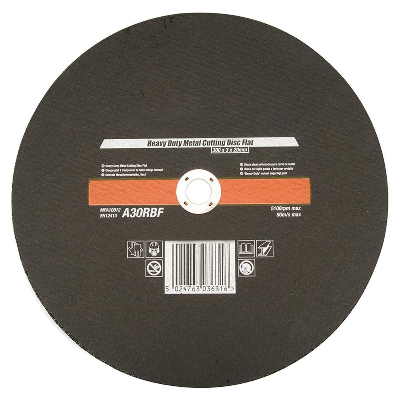 Heavy Duty Metal Slitting Cutting Disc Flat 300 X 3 X 20mm Premium Quality