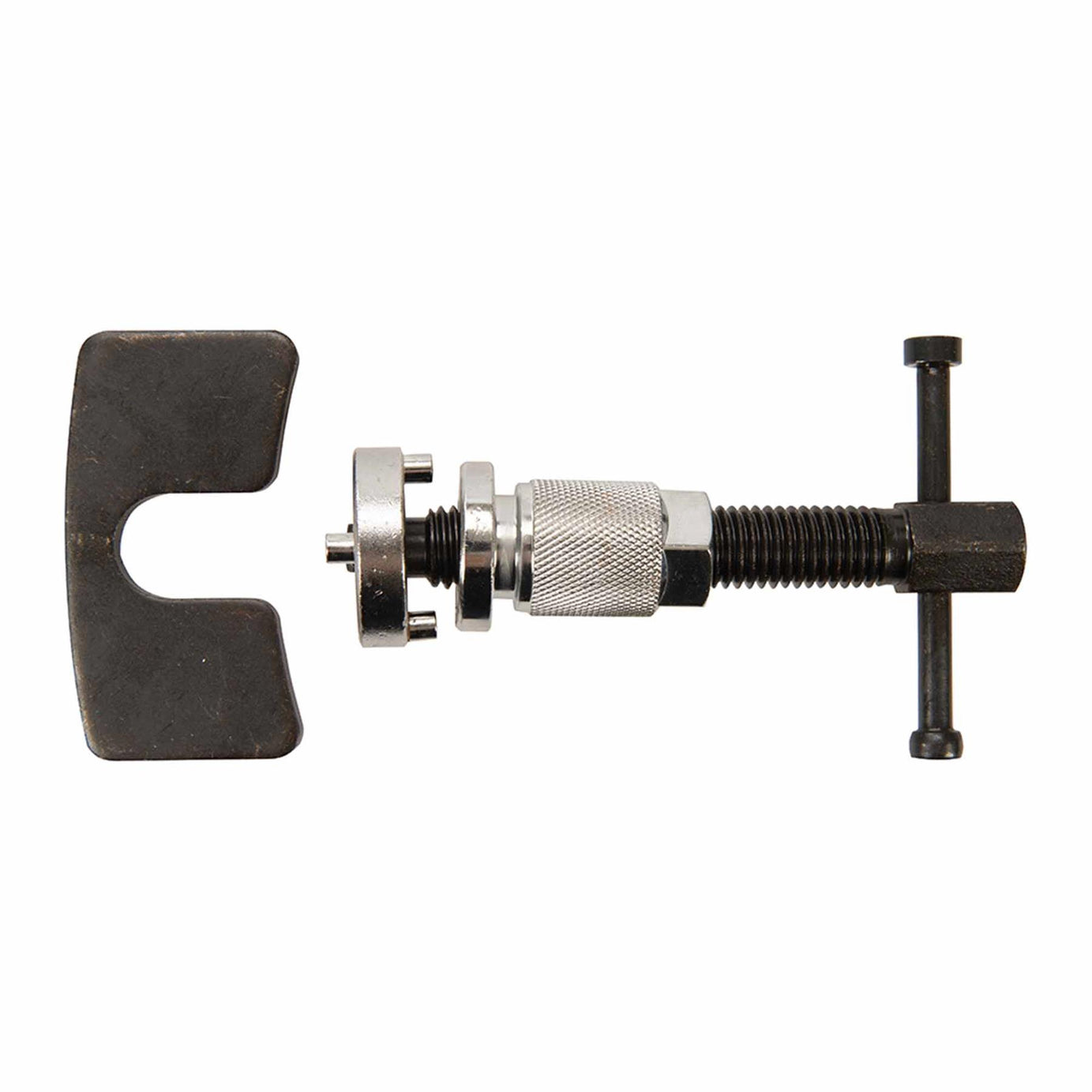 Brake Piston Wind-Back Tool Chrome Plated Double End Includes 2-Sided Adaptor