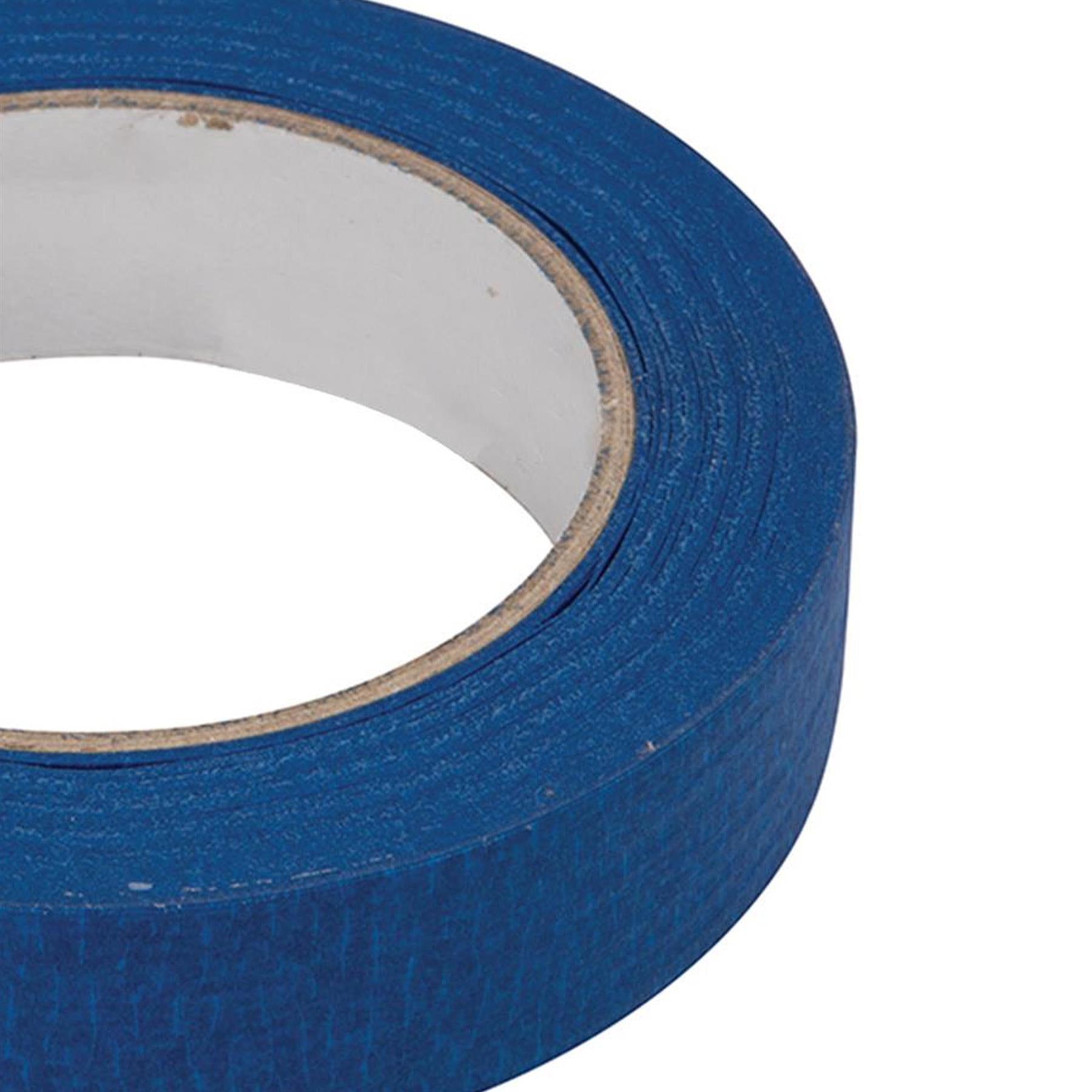 Blue Masking Tape Clean Peel UV Resistant Painters/Decorators 24mm x 50m 2 Rolls