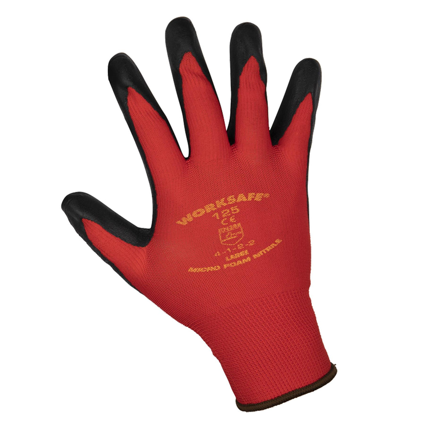 Sealey Flexi Grip Nitrile Palm Gloves (Large) - Pack of 6 Pairs