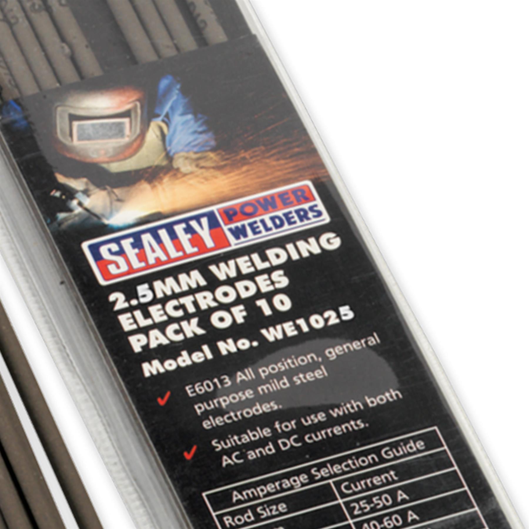 Sealey Welding Electrode �2.5 x 300mm Pack of 10