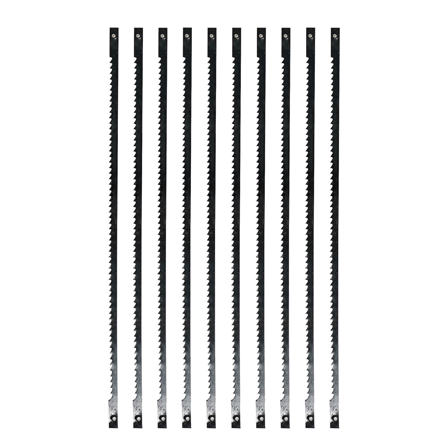 10 Scroll Saw Blades 14 Tpi 130mm Long Pin End Cutting Plastic Wood Metal