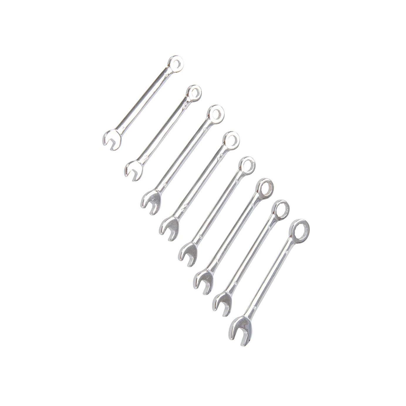 King Dick Miniature Combination Spanner Set Metric 8pcs 4 - 9mm