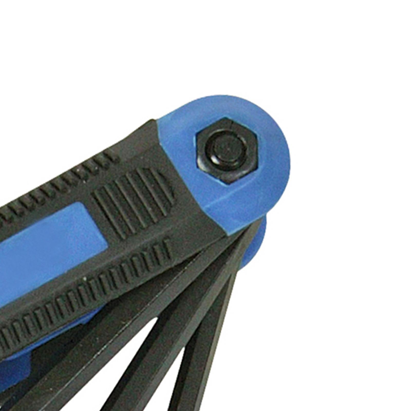 9Pce Hex Key Imperial Expert Tool 5/64" - 1/4" Hardened Chrome Vanadium Steel