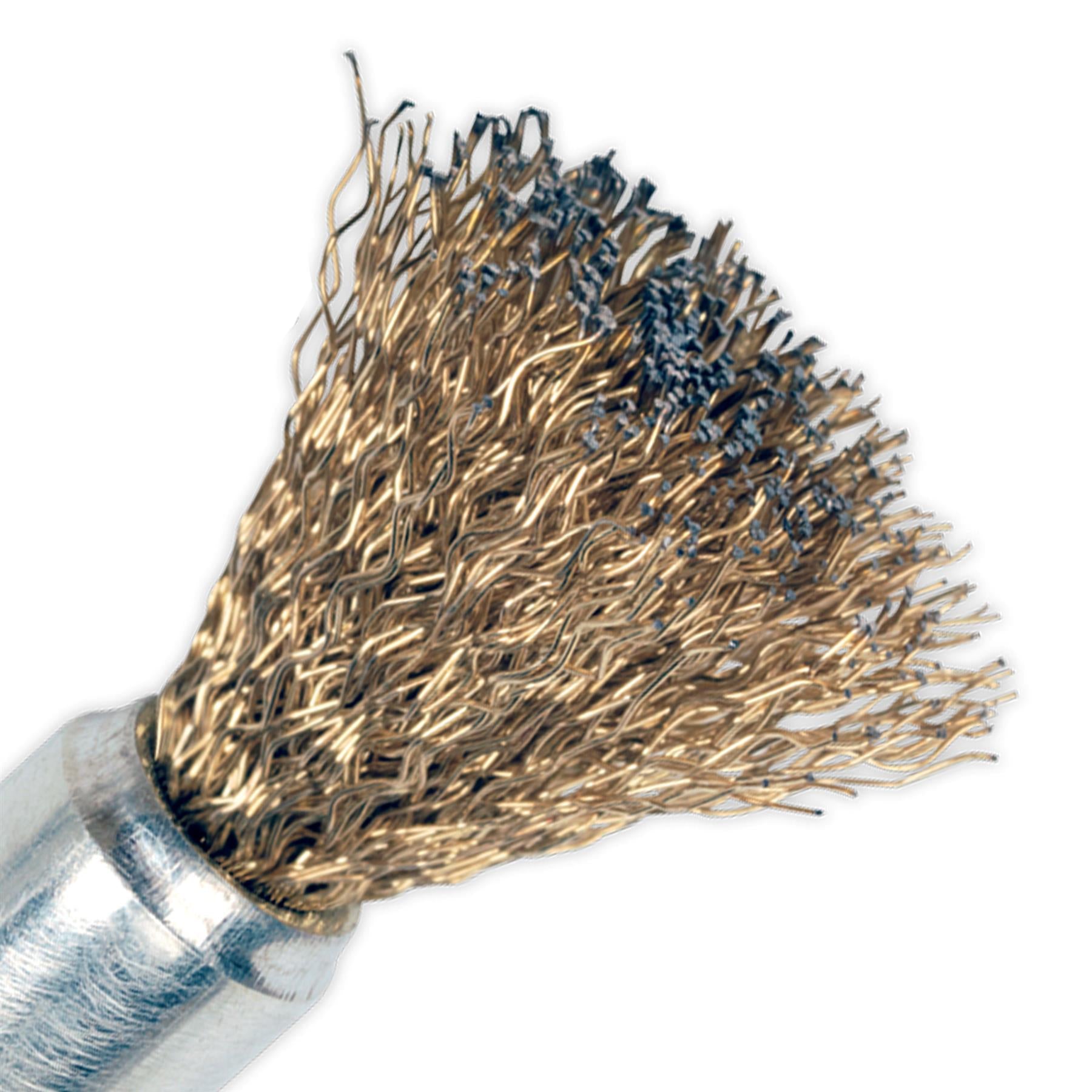 Sealey Decarbonising Brush Set 2pc Steel brushes