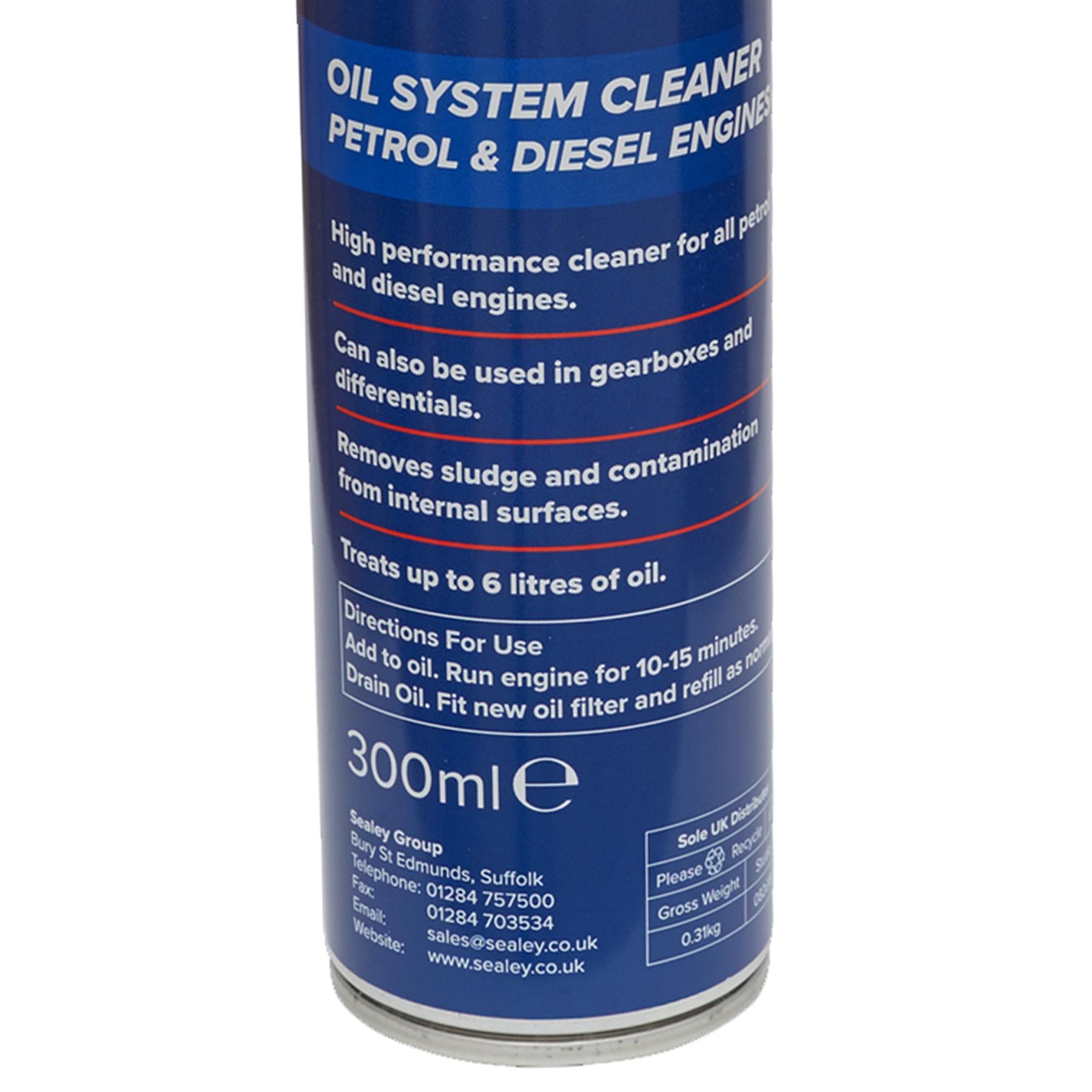 Sealey Oil System Cleaner 300ml - Petrol & Diesel Engines