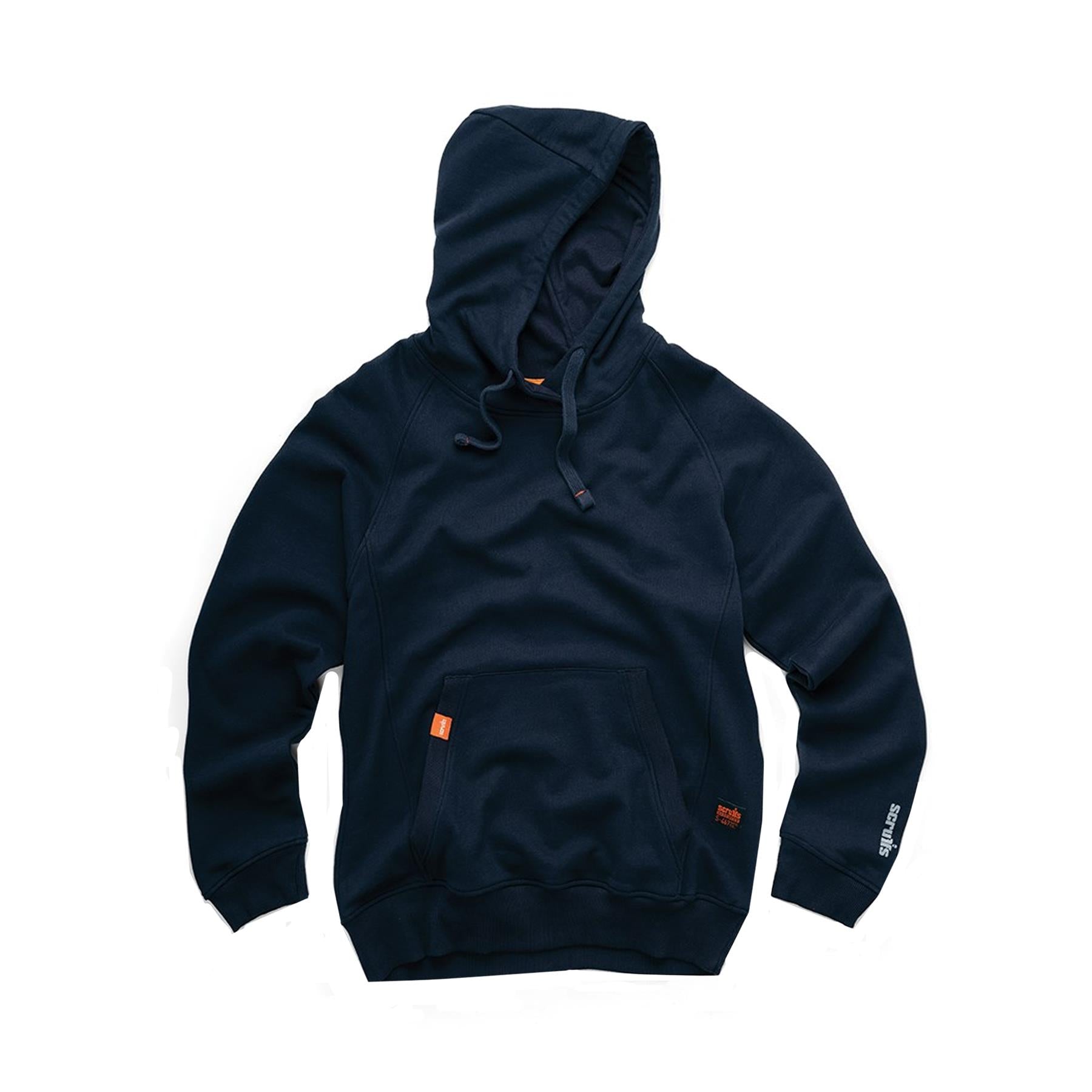 Scruffs Eco Hoodie Trade Work Hoodie Navy Men Hooded Jumper XXL