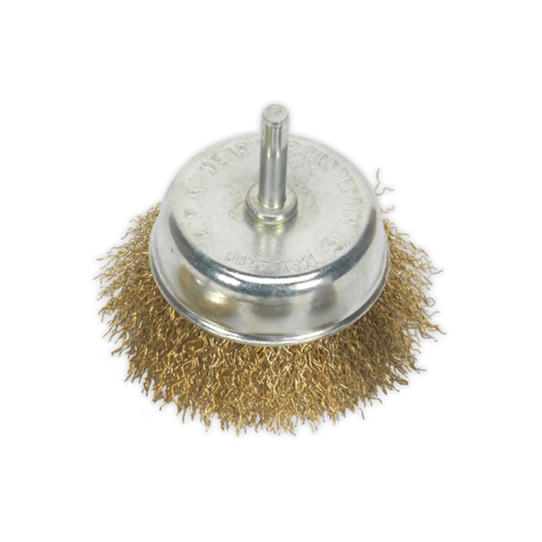 Sealey Wire Brush Set 5pc Brassed