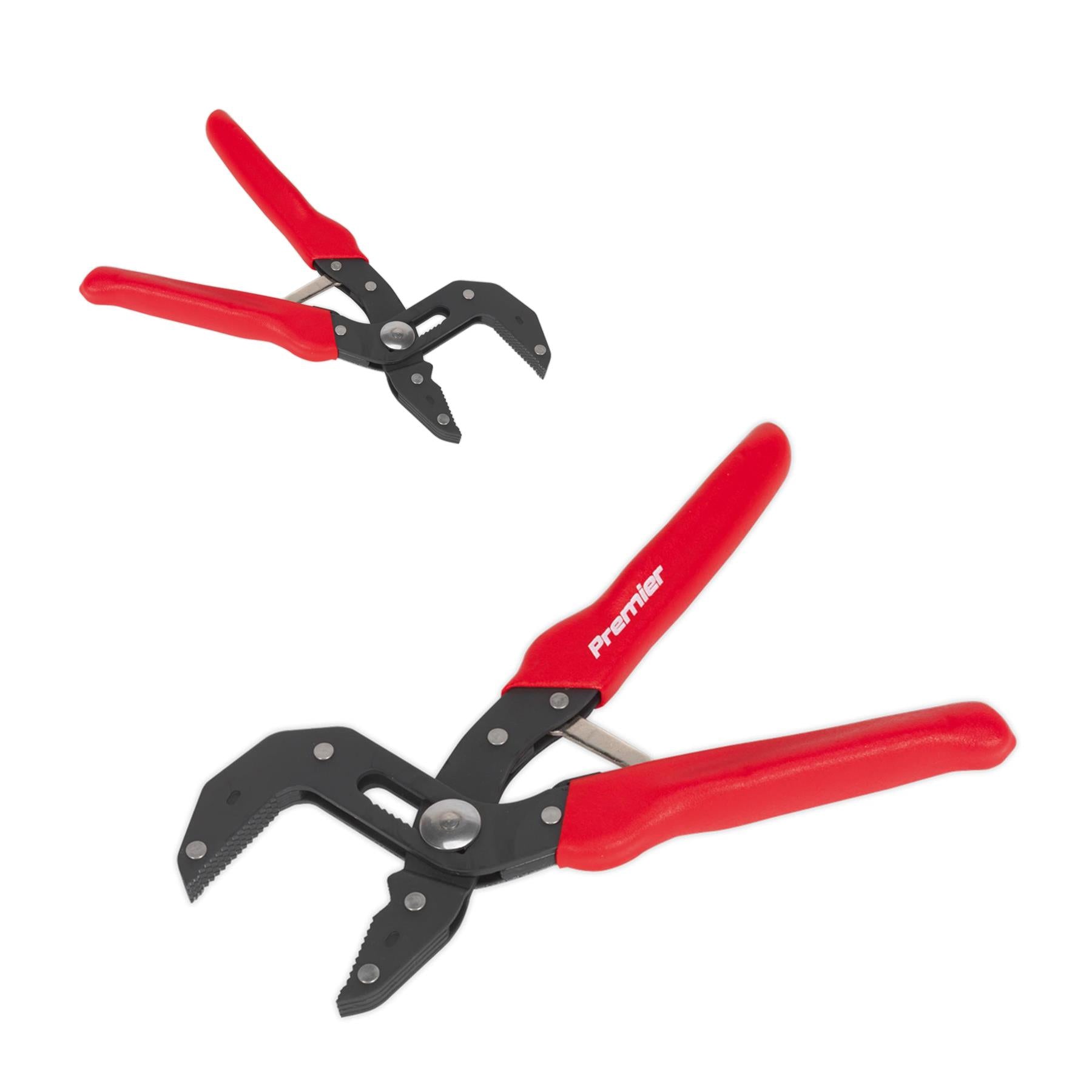 Sealey Pliers Multi-Grip Self-Adjusting 175mm Phosphate Finish
