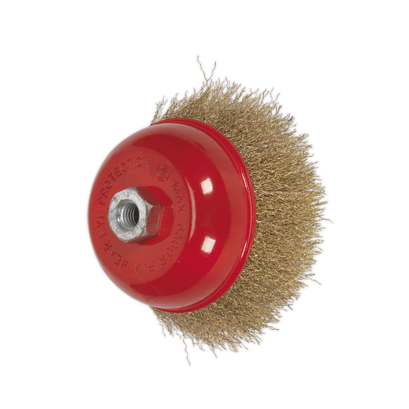Sealey Brassed Steel Cup Brush Ø125mm M14 x 2mm