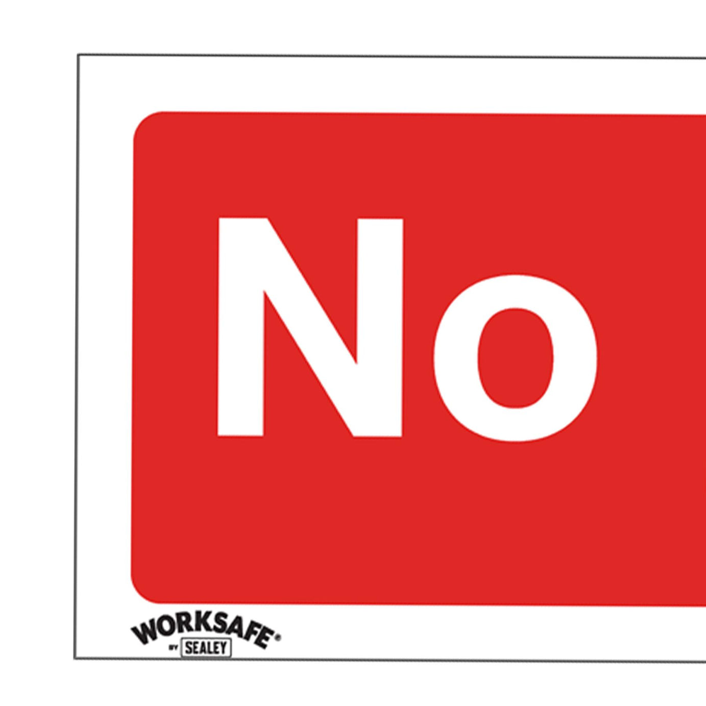 Prohibition Safety Sign - No Parking - Rigid Plastic