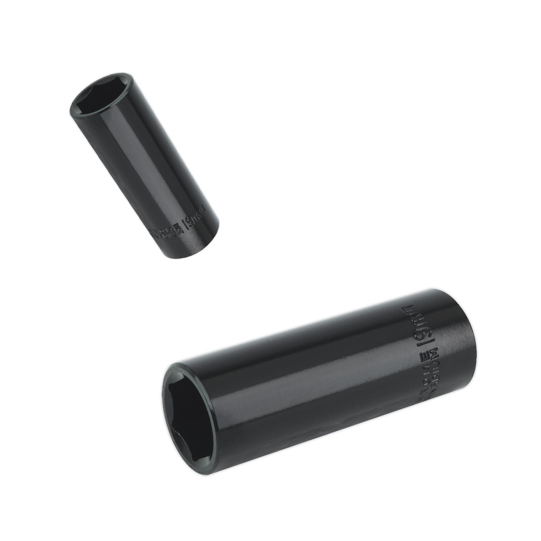 Sealey Impact Socket 19mm Deep 1/2"Sq Drive