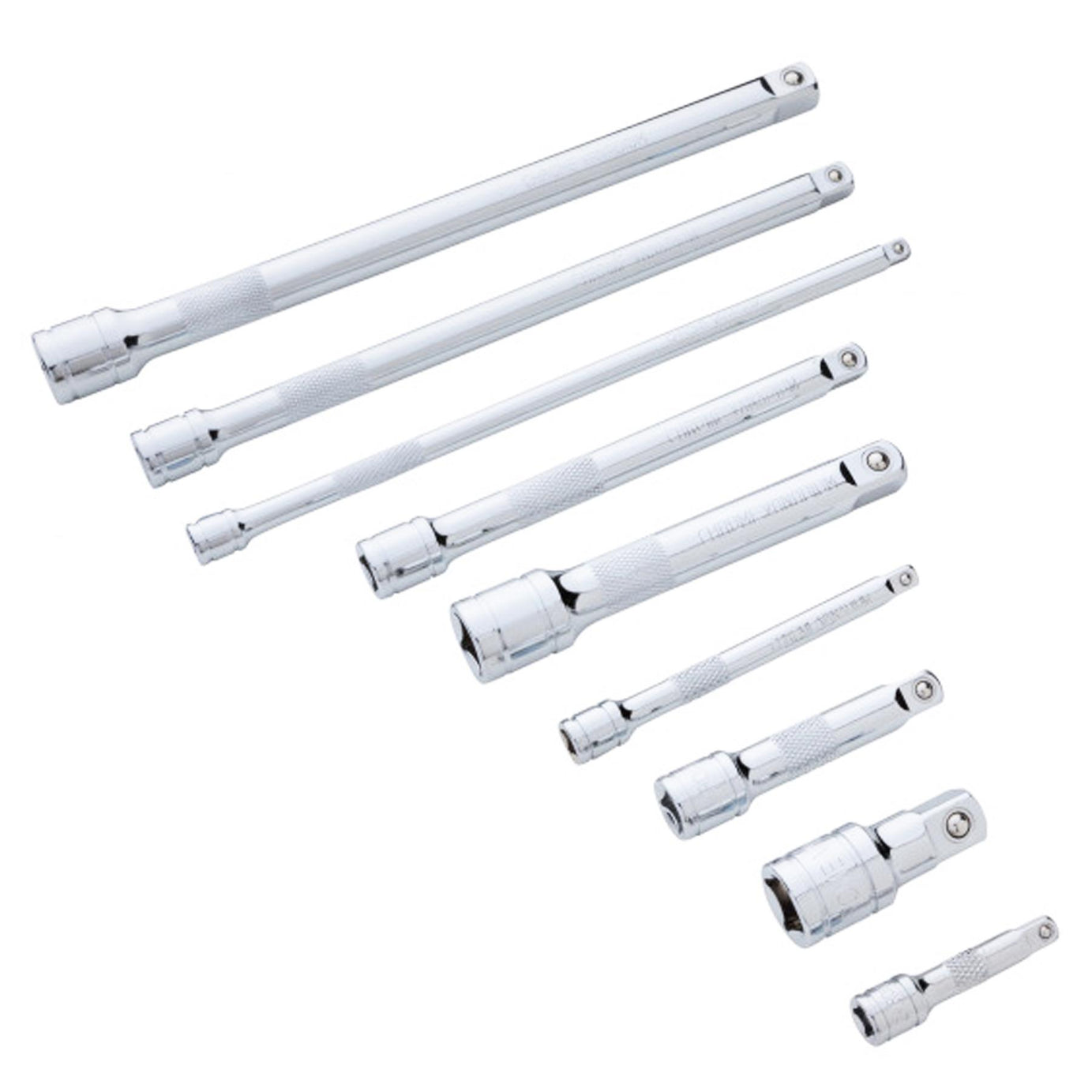 BlueSpot 9pc 1/4" 3/8" 1/2" dr Impact Extension Bar Set, Socket Bars