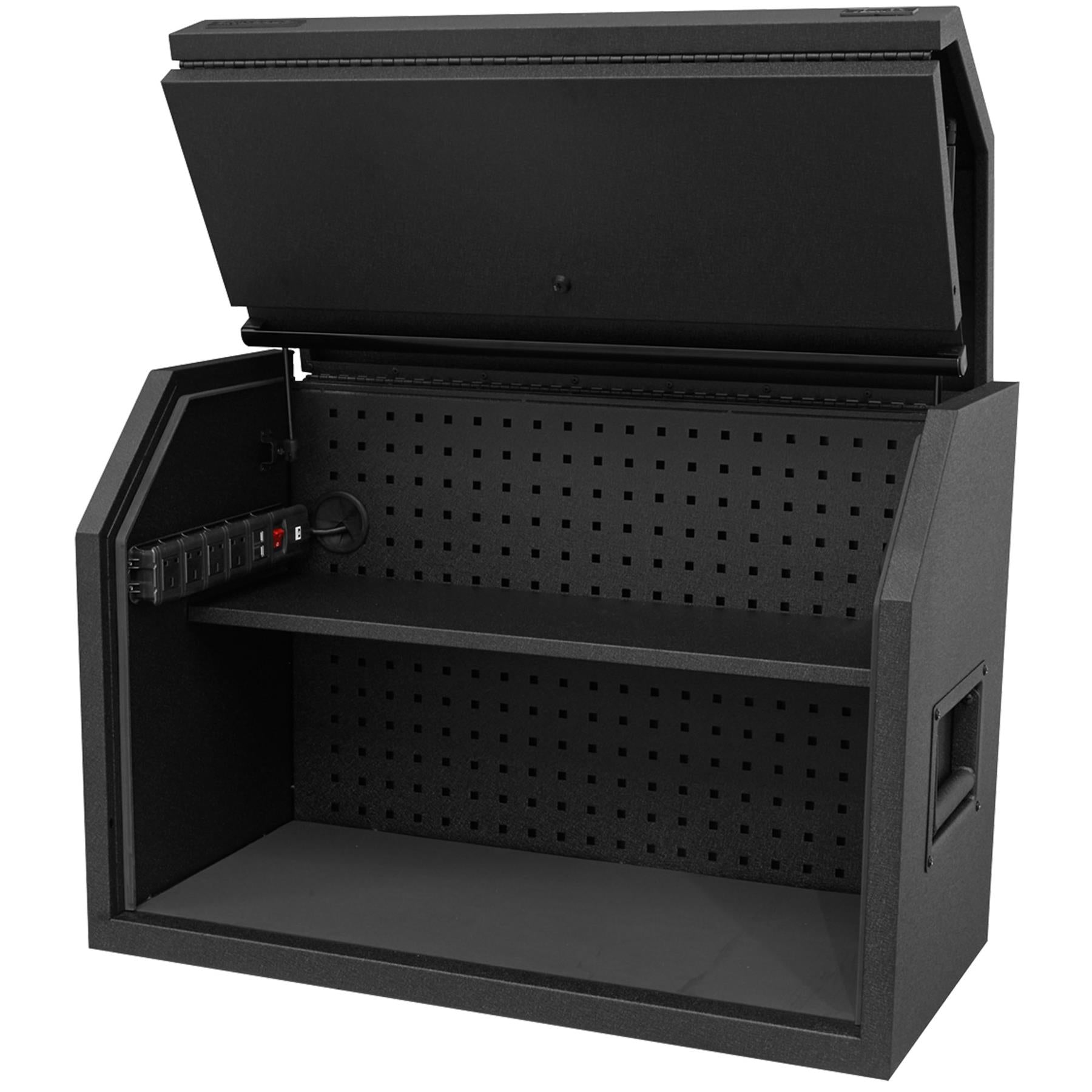 Sealey Toolbox Hutch 910mm with Power Strip Black AP36HBE