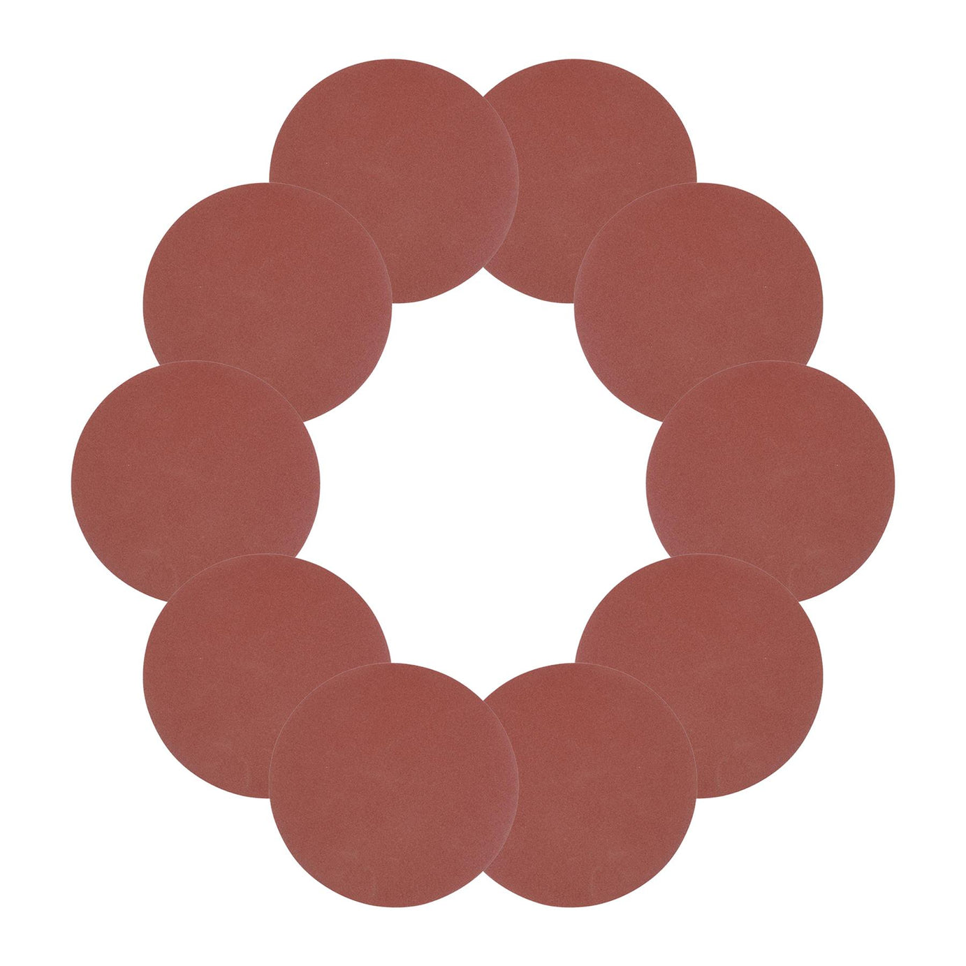 Sanding Discs 300mm 10Pk Grit 120 Hook & Loop Aluminium Oxide Sander Polishers