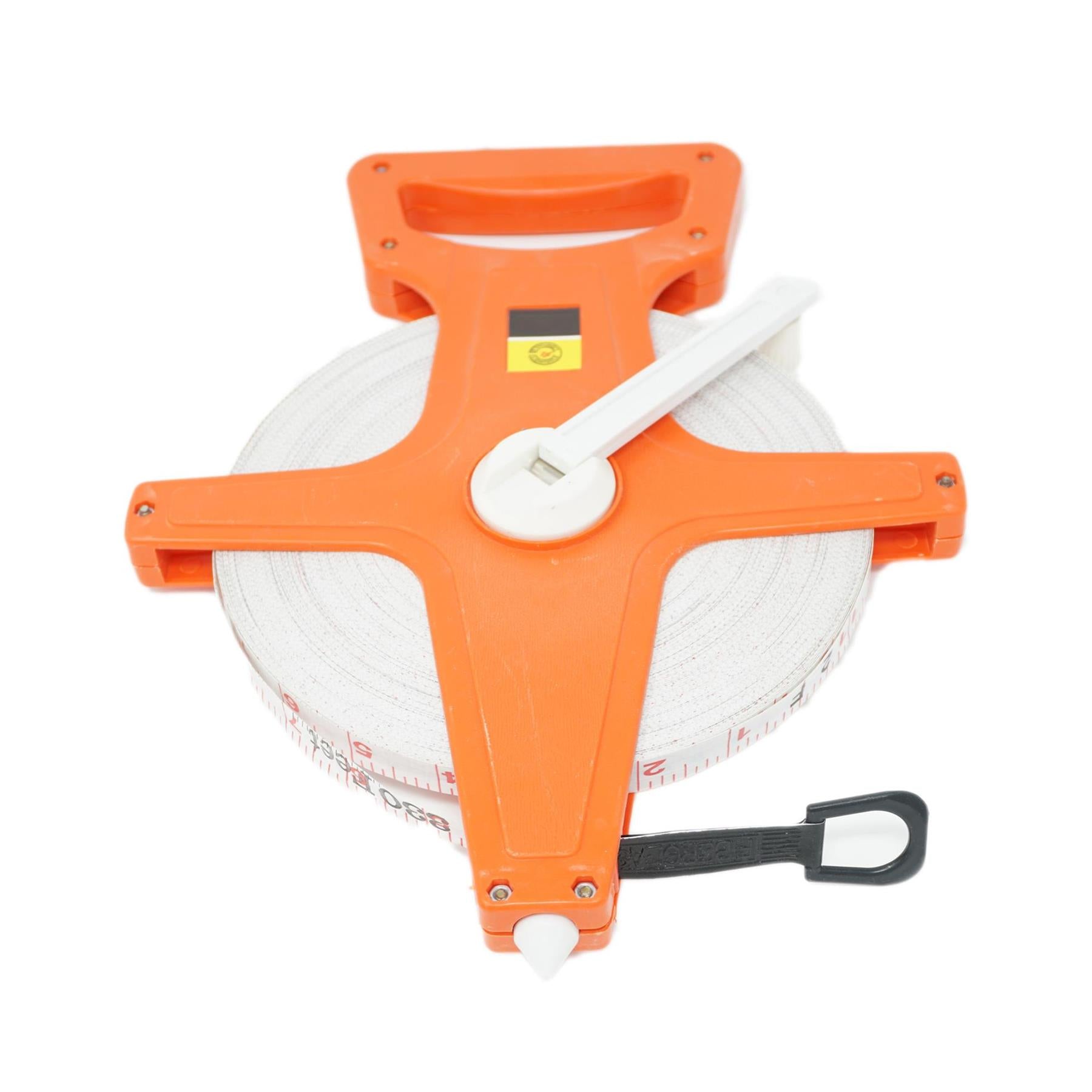 Surveyors 50M Open Reel Measuring Tape 50 Metre Metric Imperial