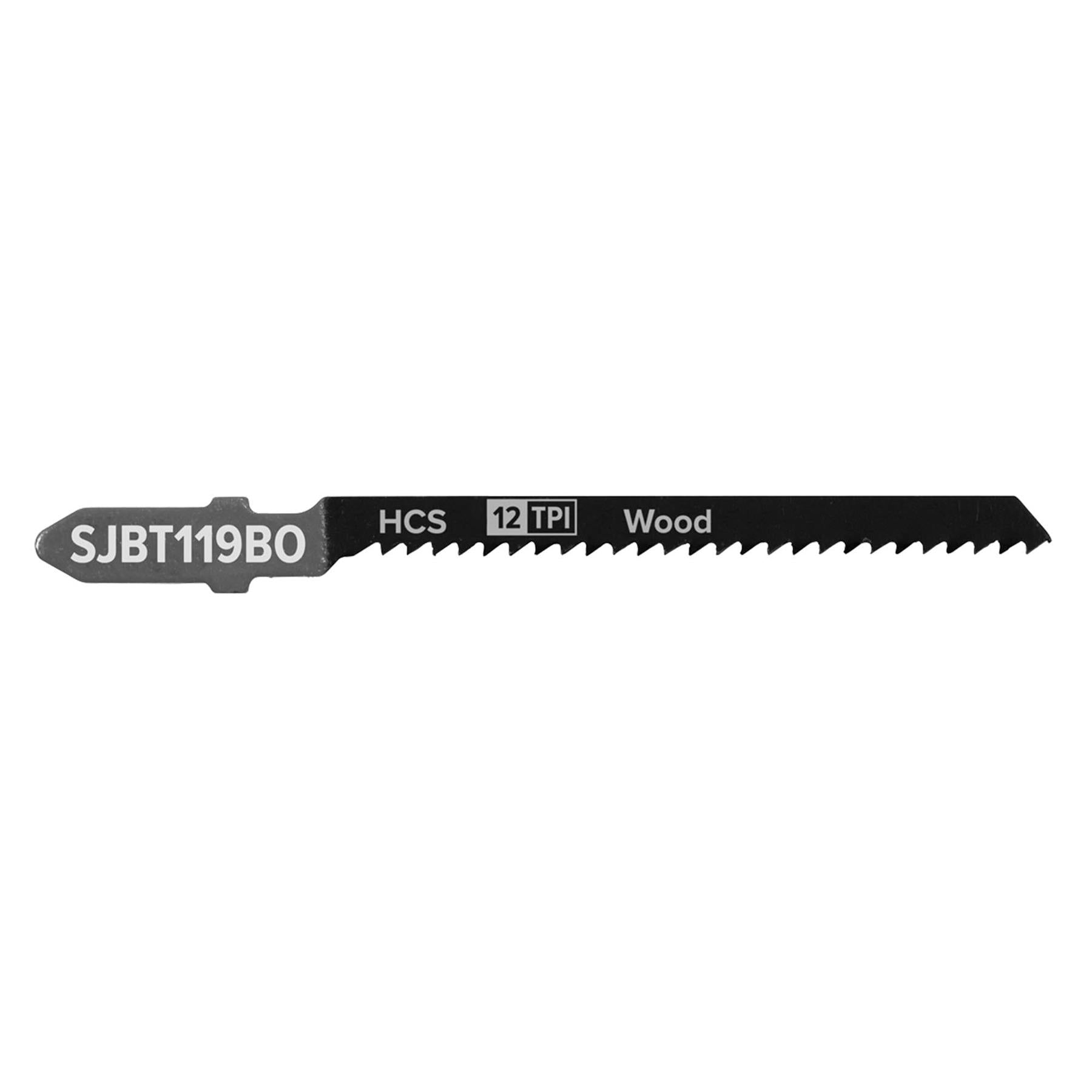Sealey Jigsaw Blade General Wood 75mm 12tpi - Pack of 5