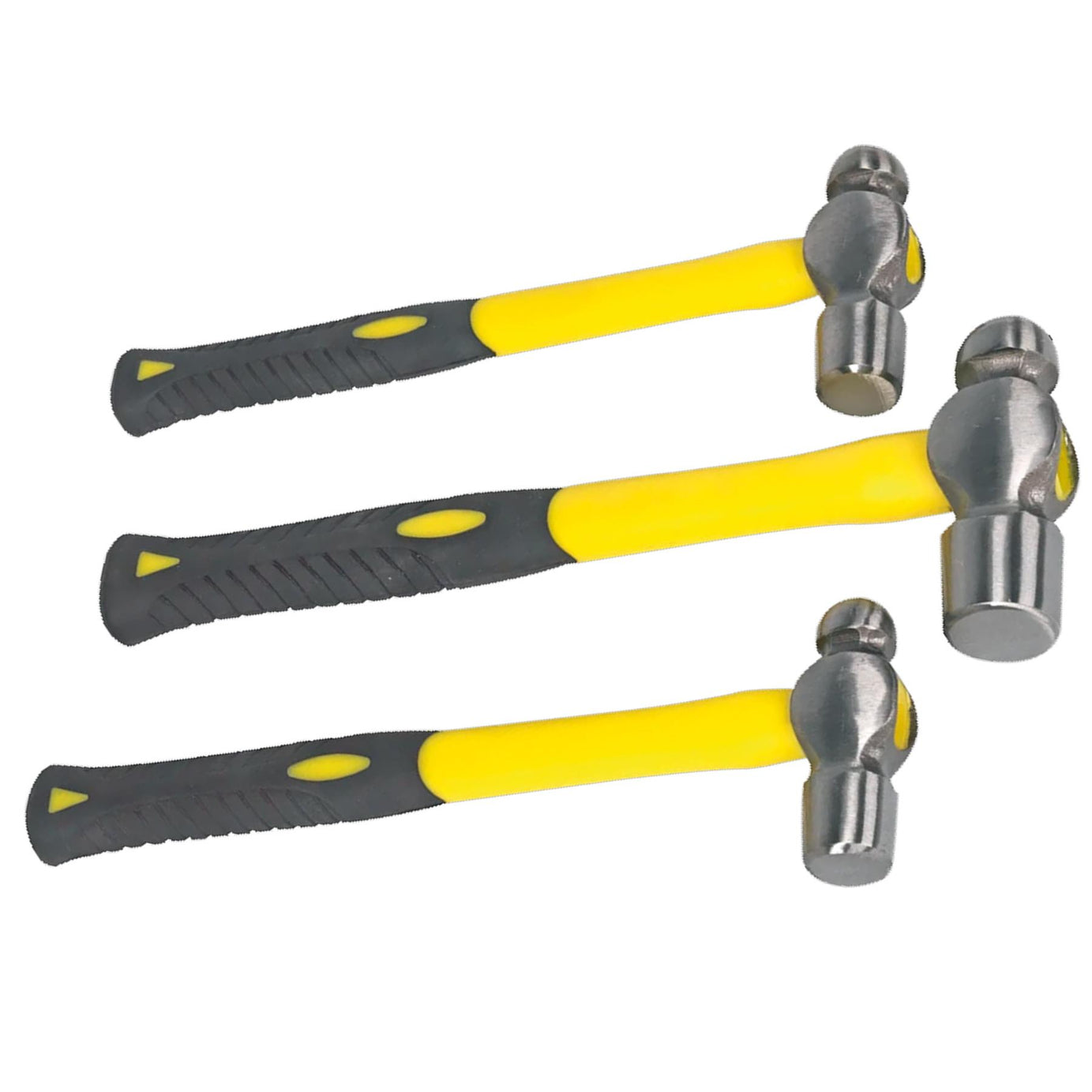 Sealey Ball Pein Hammer Set 3pc Fibreglass Shafts