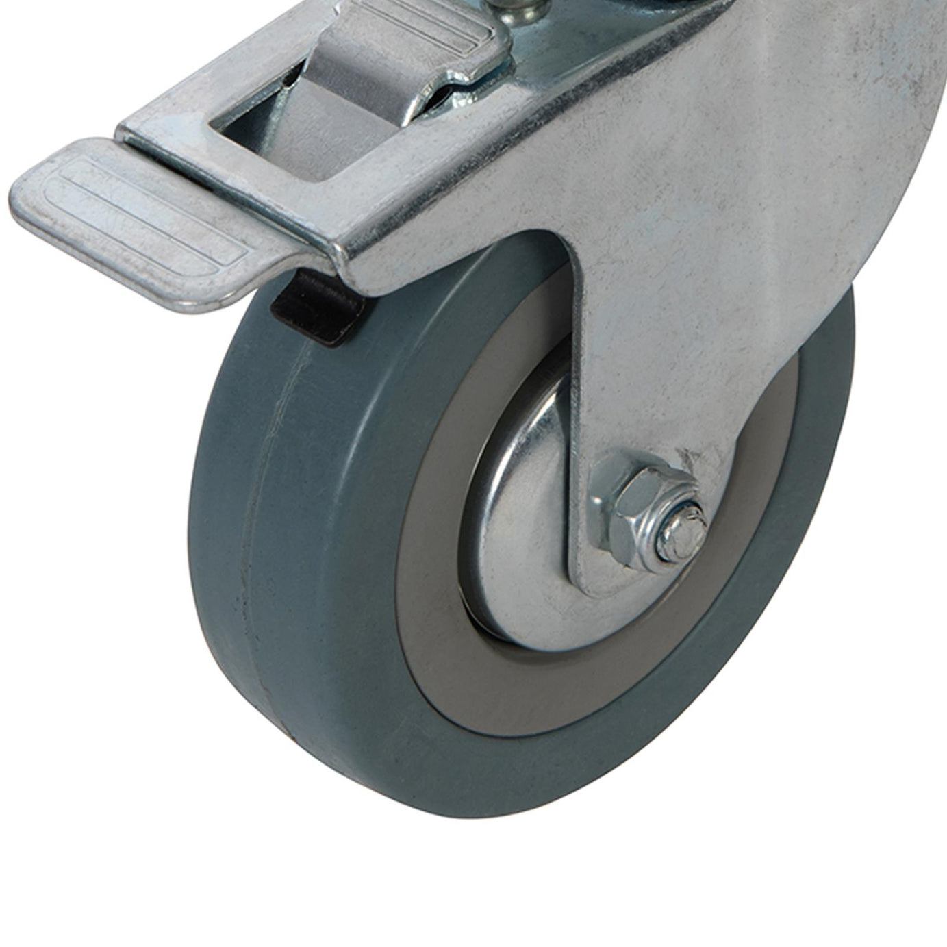 Heavy Duty Swivel Rubber Castor Caster Wheels Cart Wheel 75mm 6 PC