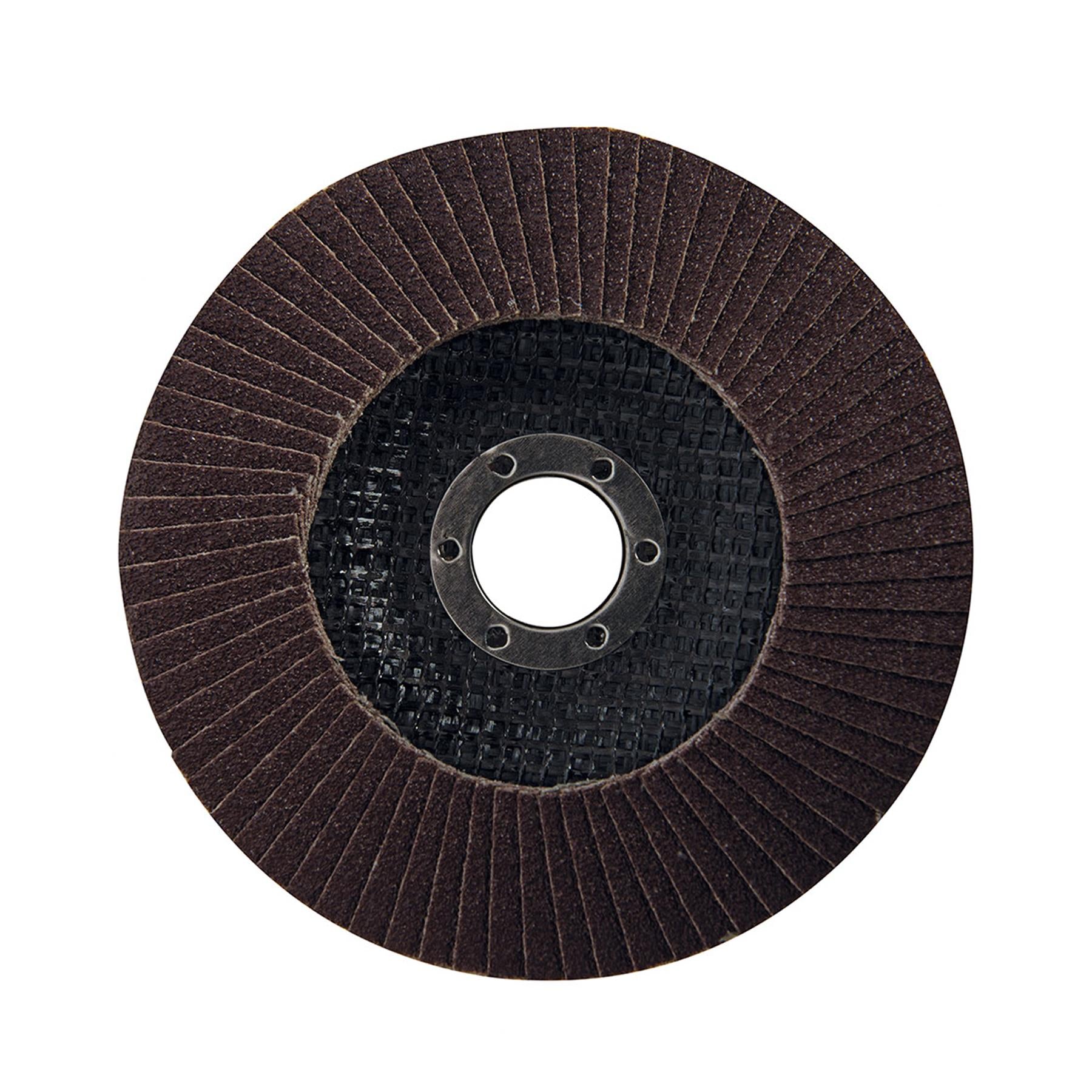 Aluminium Oxide Flap Disc 125mm Sanding DIY - 80 Grit Heavy Duty Aluminium