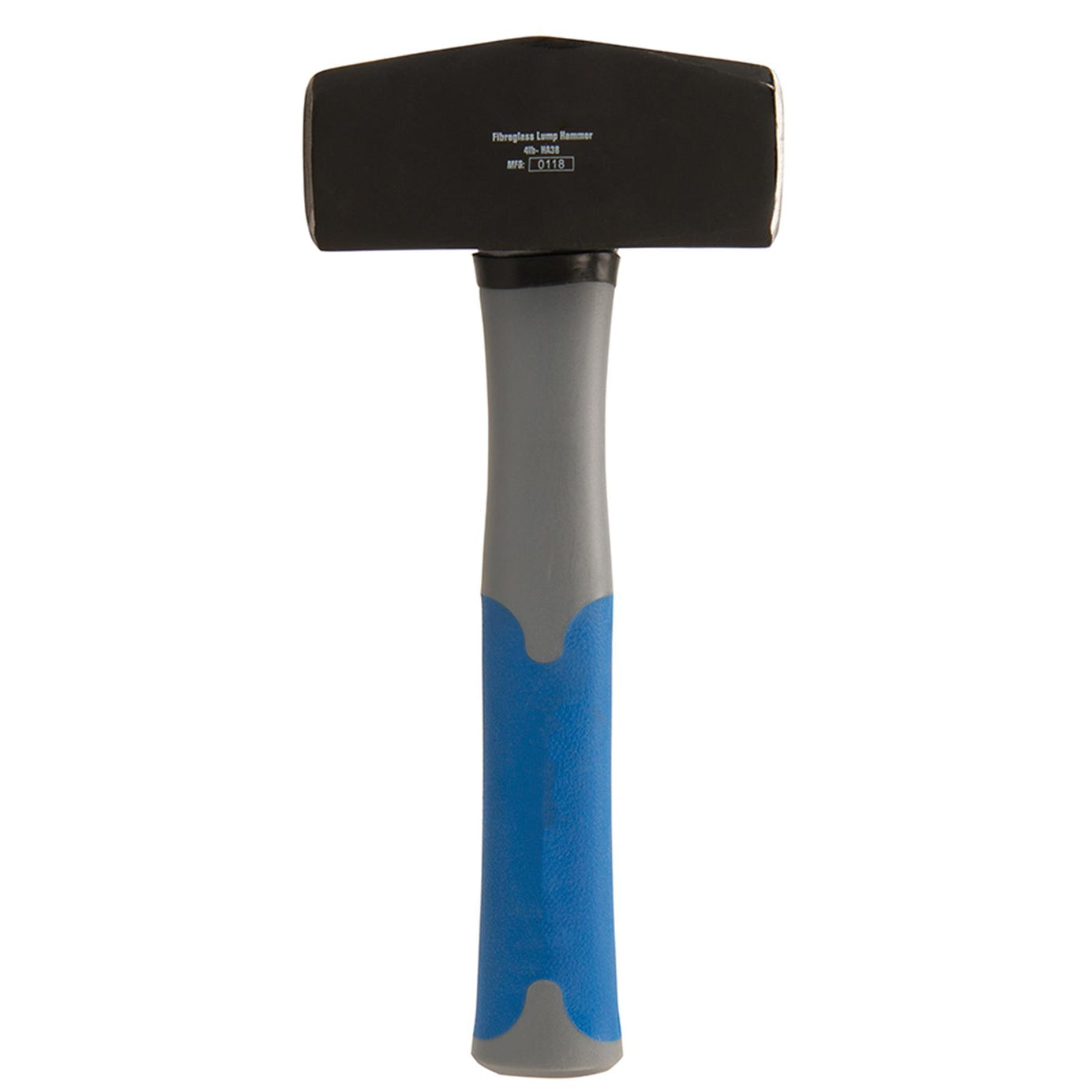 Fibreglass Lump Hammer 4Lb (1.81Kg) Steel Mallet High Grip Demoliton Building