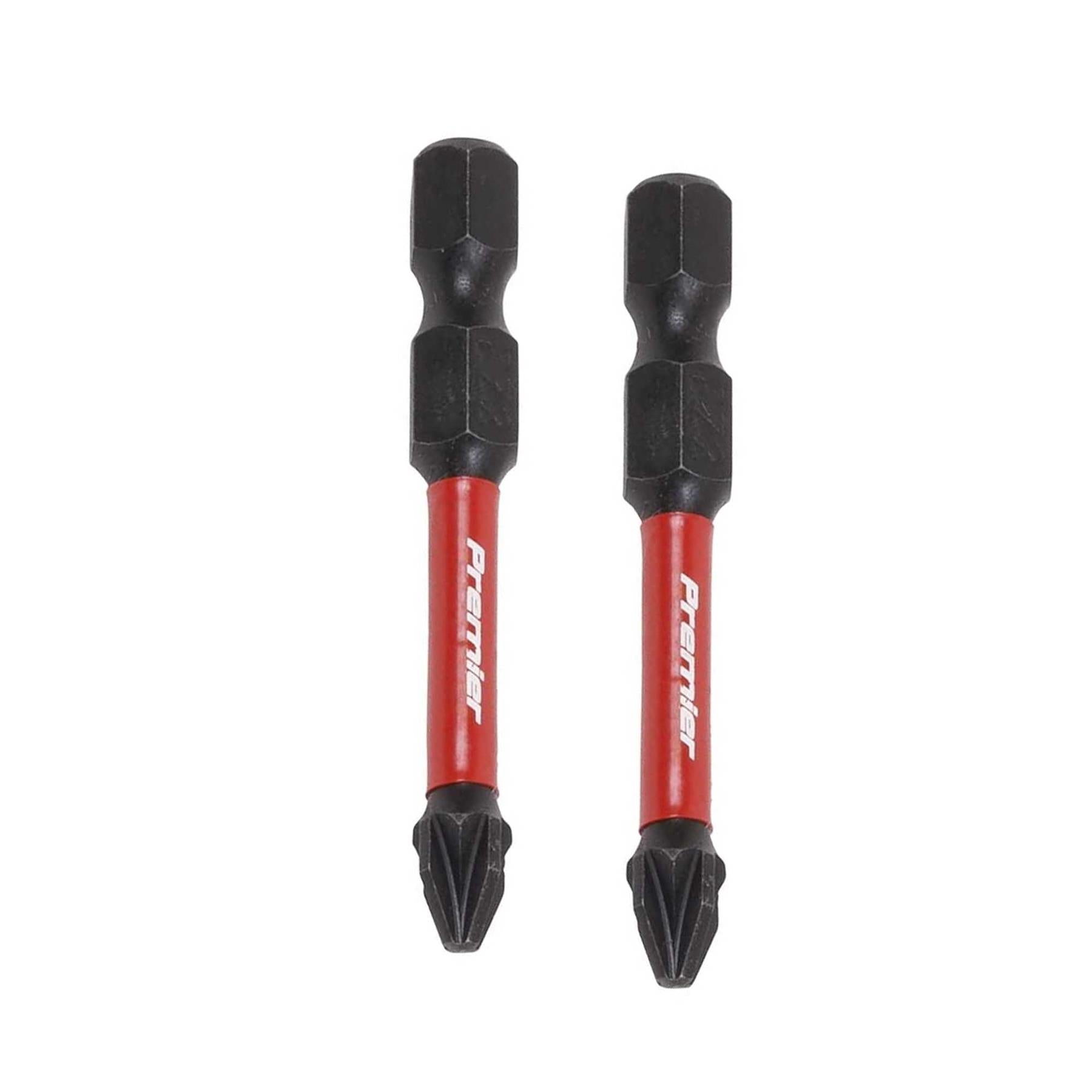 Pozi #2 Impact Power Tool Bits 50mm - 3pc