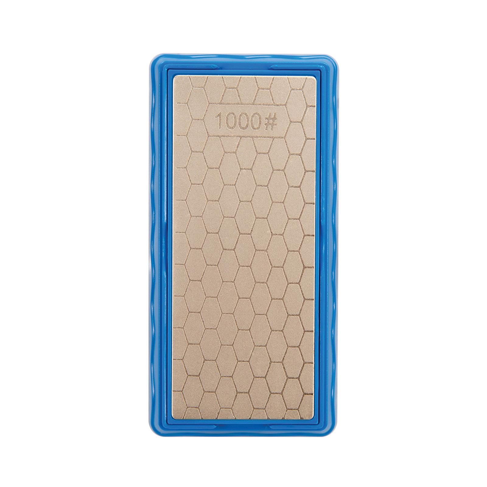 Double-sided Diamond Bench Stone Coarse Side 400 And Fine Side 1000 Grit.