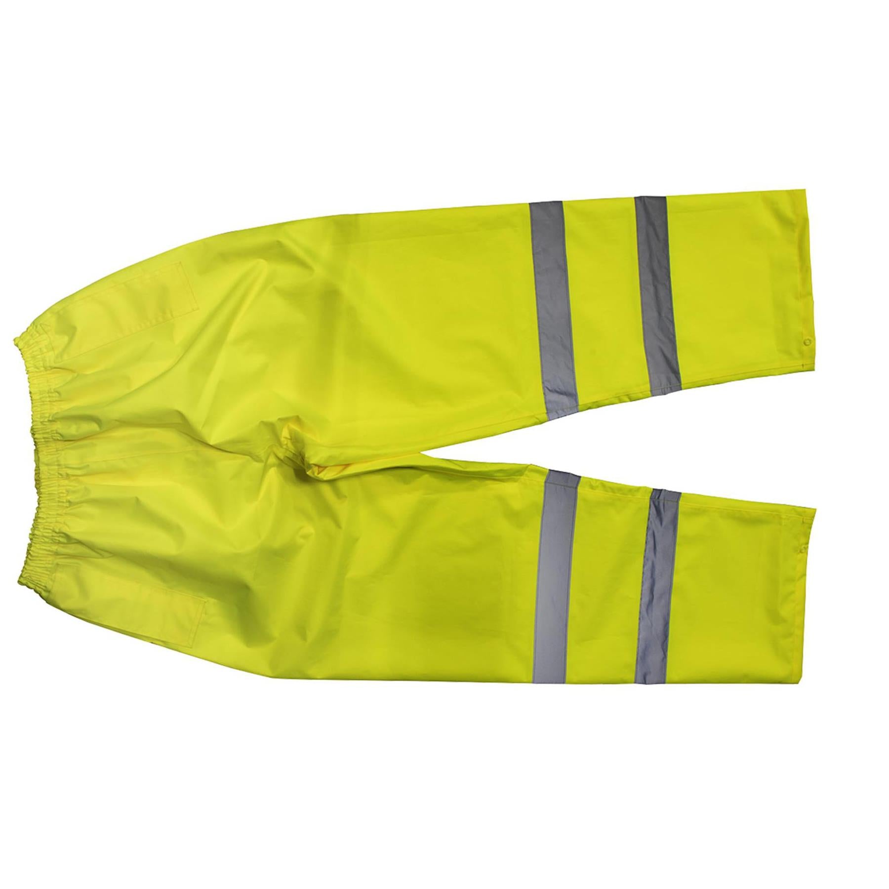 Sealey Yellow Waterproof Hi Vis Over Work Trousers Lightweight - Large