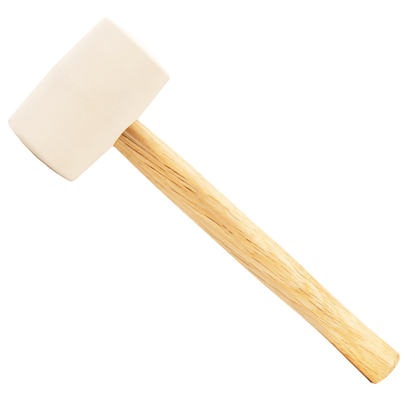 White Rubber Mallet - 16Oz (454G) Camping Building Marqee Tent Pegs Mallet DIY
