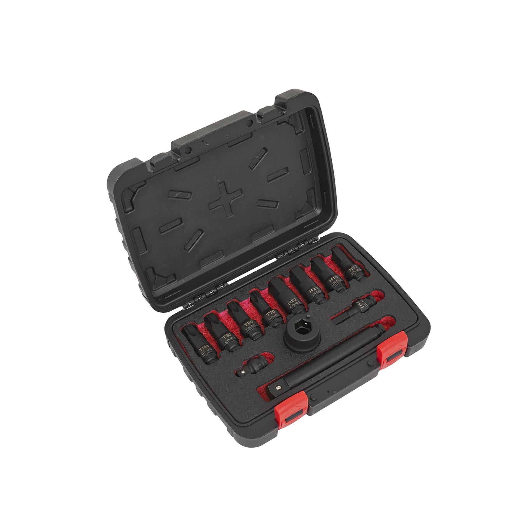 Sealey Impact Socket Bit & Accessories Set 12pc 3/4"Sq Drive