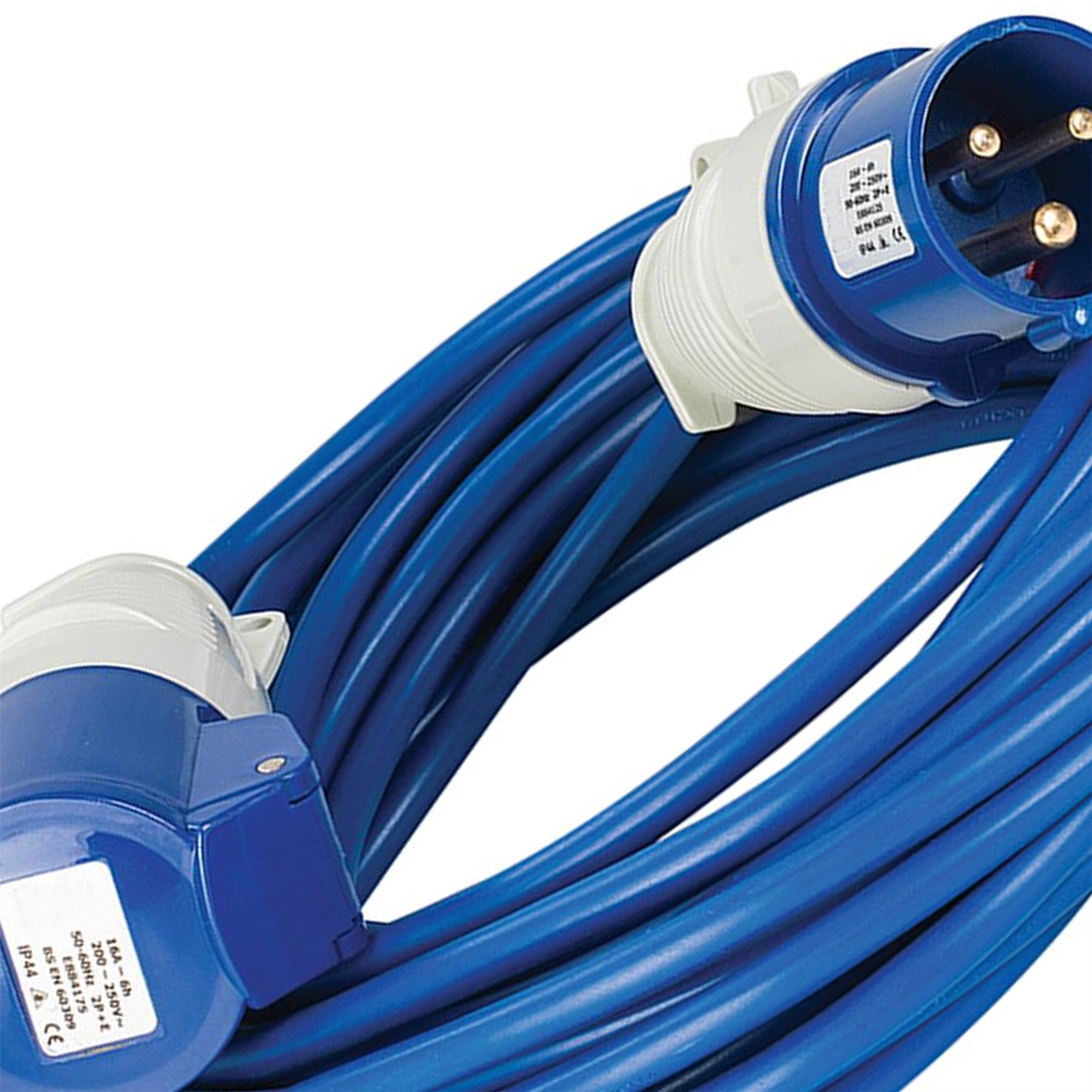 Defender Extension Lead Blue 2.5mm2 16A 14m 230V