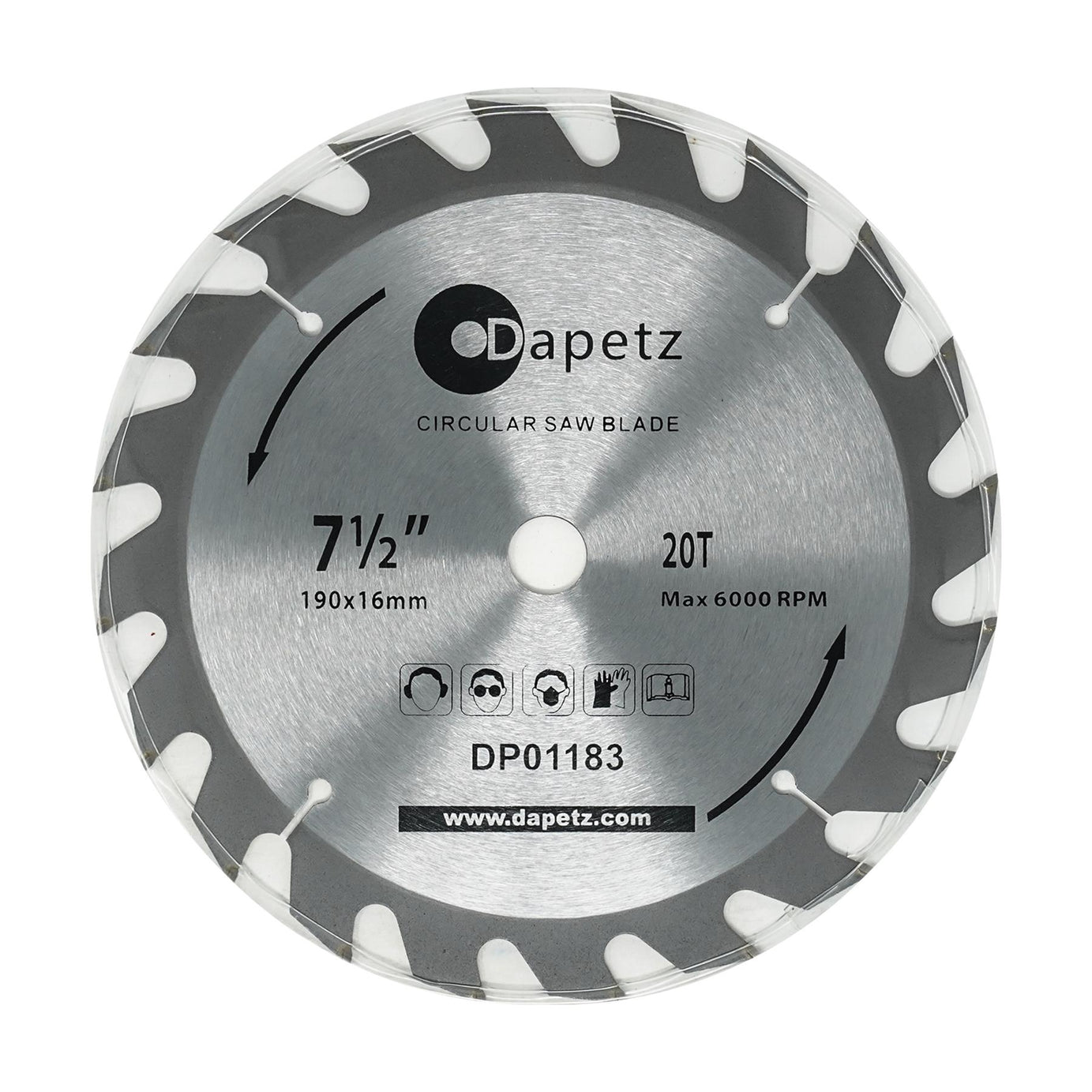 3Pc 190mm TCT Circular
