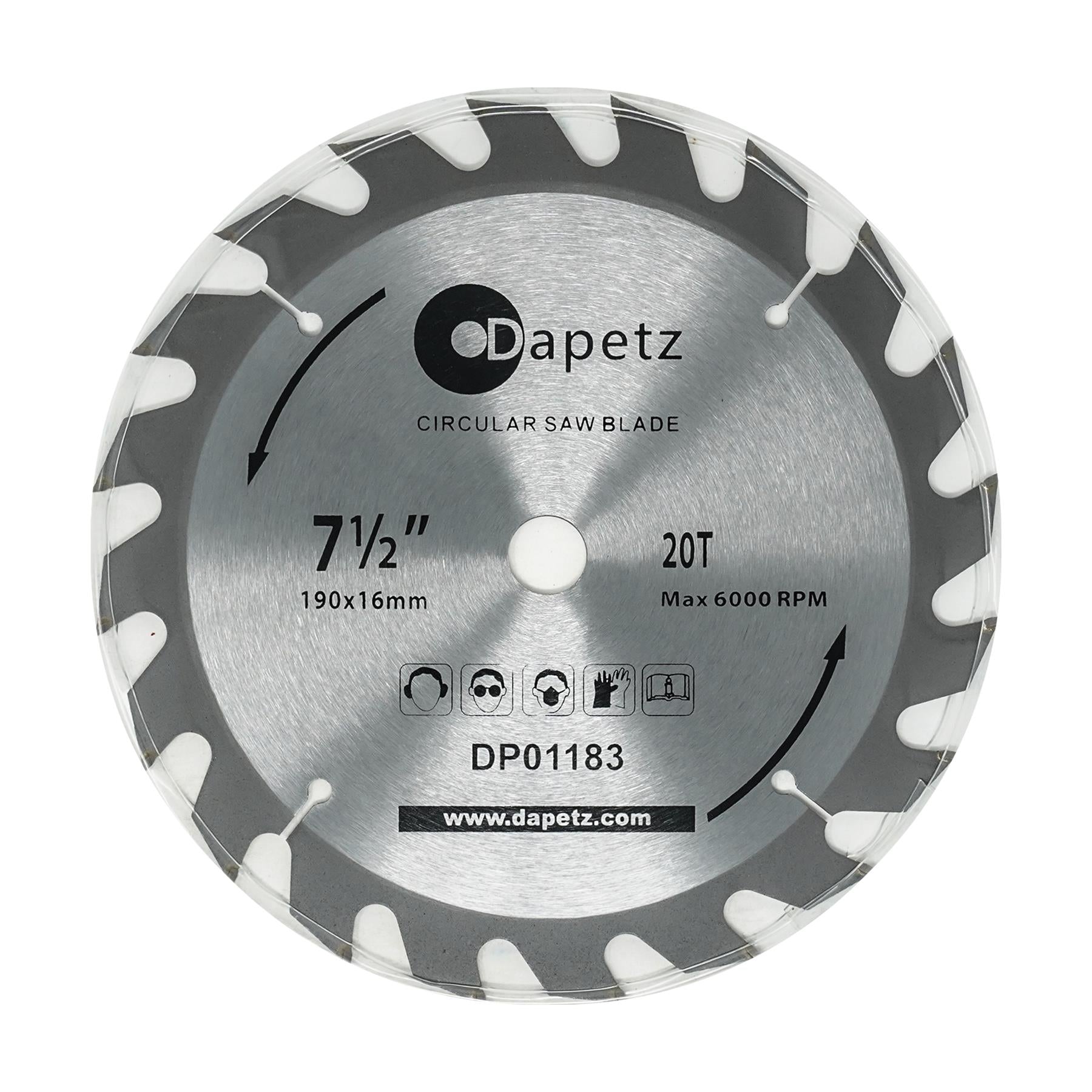 3Pc 190mm TCT Circular