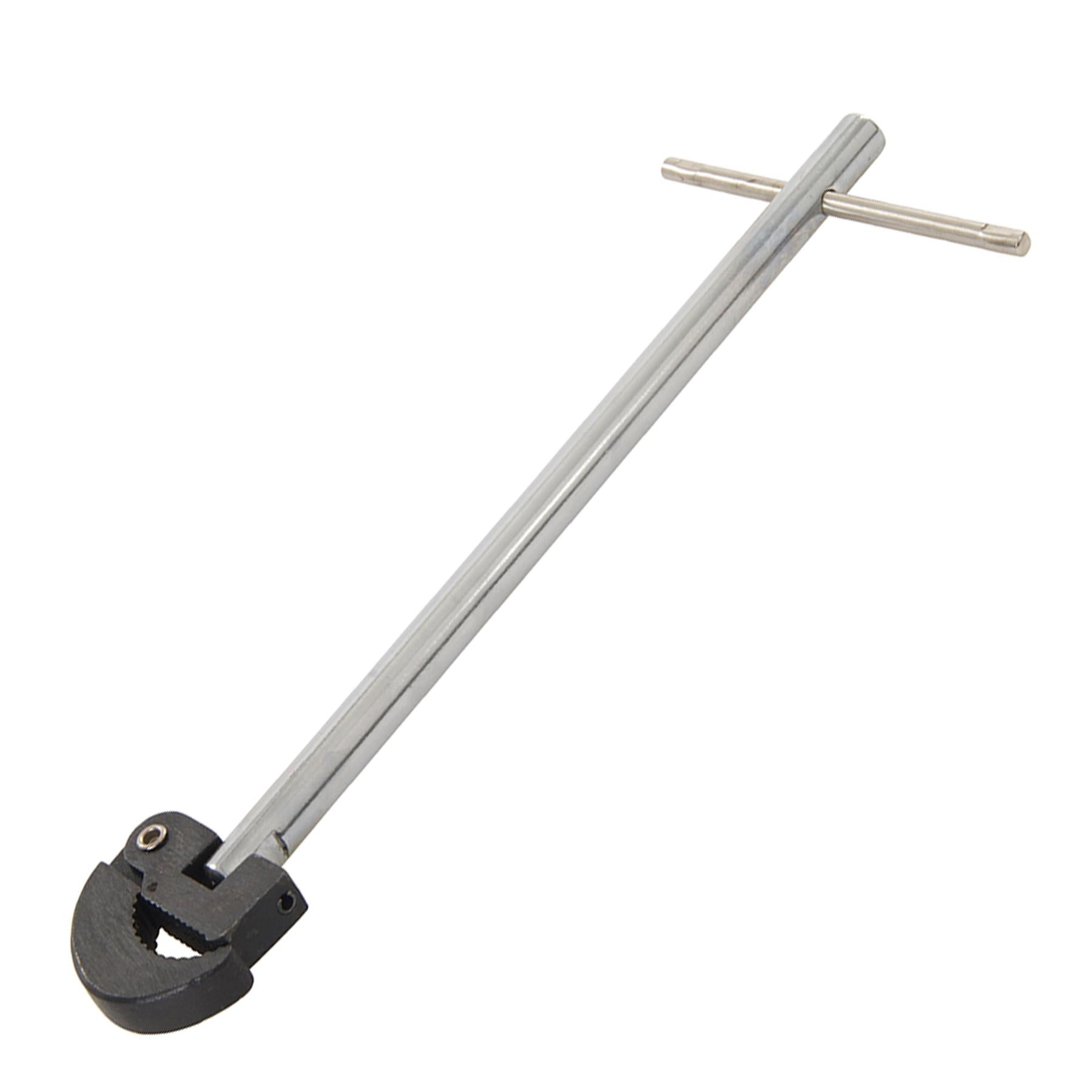 Adjustable Basin Wrench 280mm Hardened Steel Jaws And Adjustable Pivot Head