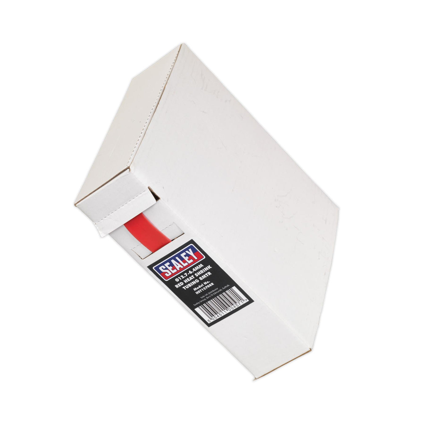 Sealey Heat Shrink Tubing Red 12.7-6.4mm 8m