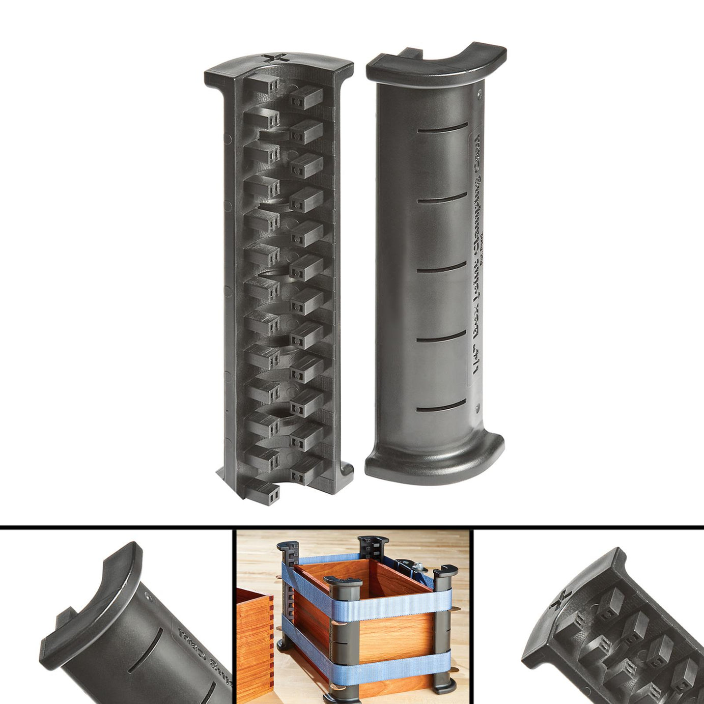 Box Joint Cauls 4Pk With Evenly Spaced Pressure Points 6.35mm (1/4")