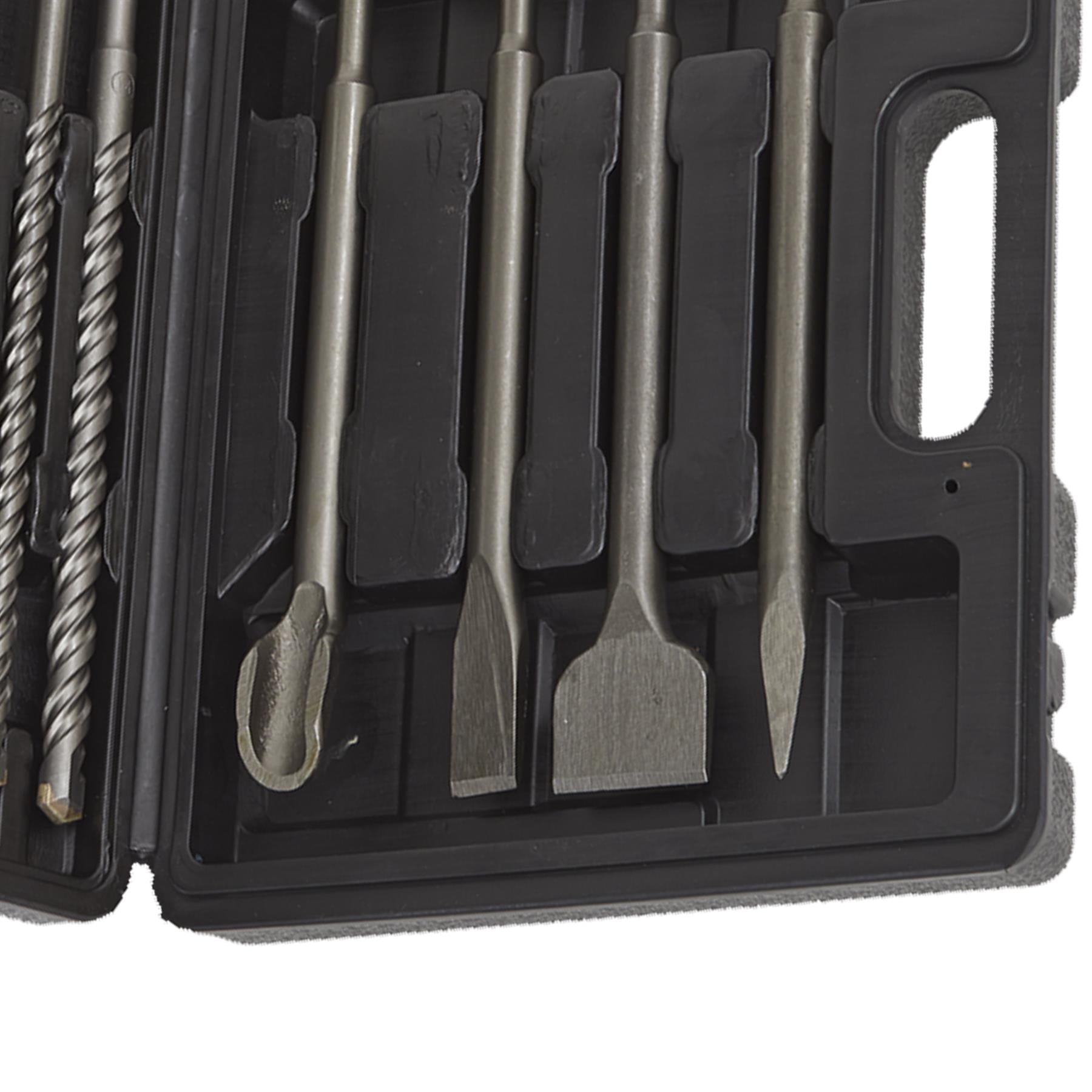 SDS Plus Drill Bit & Chisel Professional Quality Set 13Pc Sealey