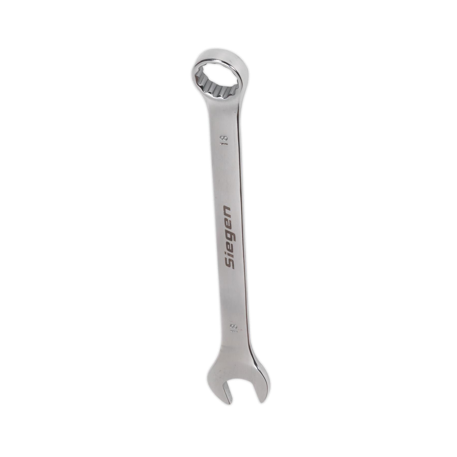 Sealey Combination Spanner 18mm Chrome Vanadium Steel