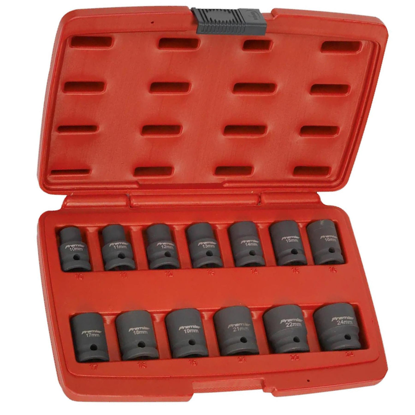 Sealey Impact Socket Set 13pc 1/2"Sq Drive Total Drive