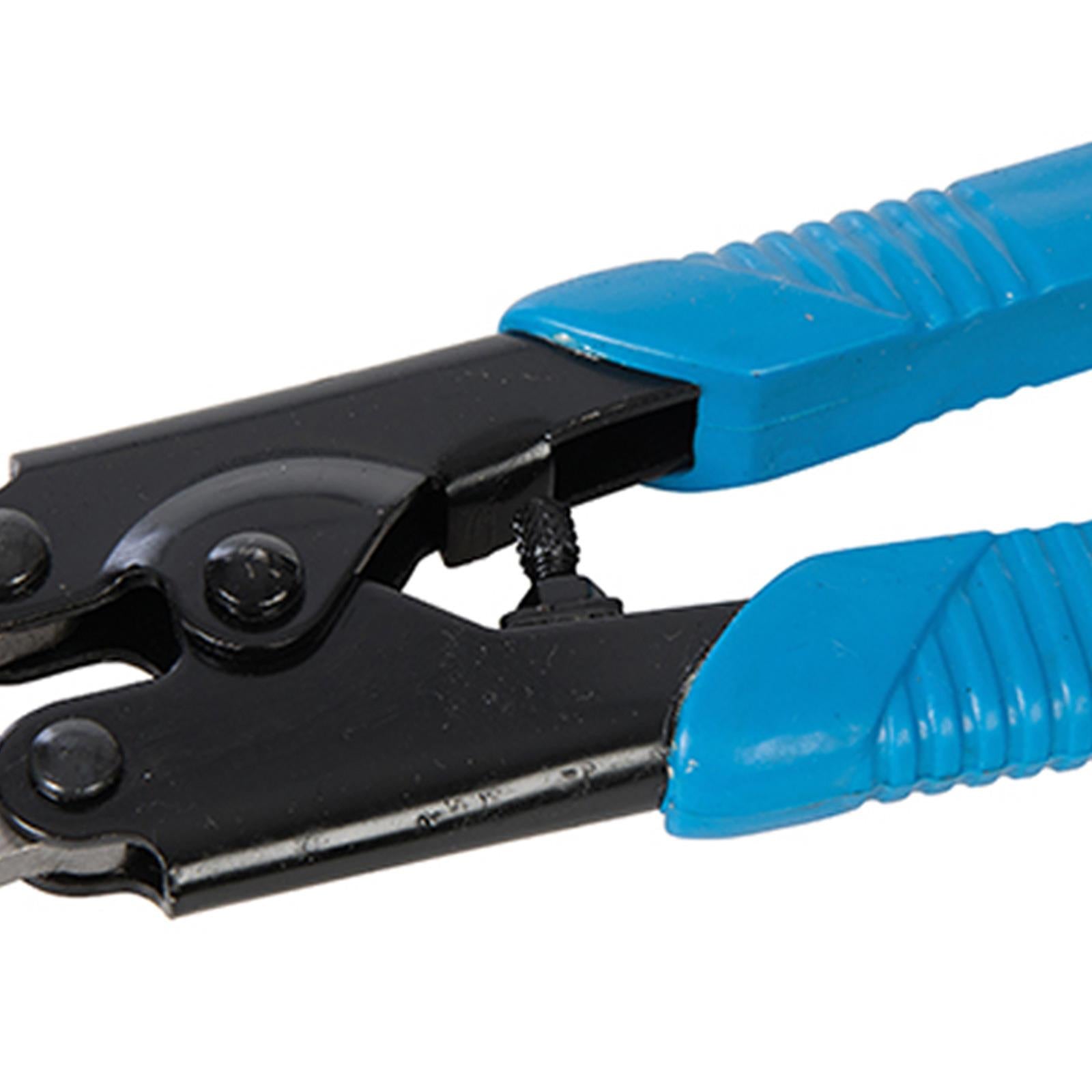 Mini Bolt Cutters 200mm Length - Jaw 5mm Plastic Grips With Handle Lock 8"