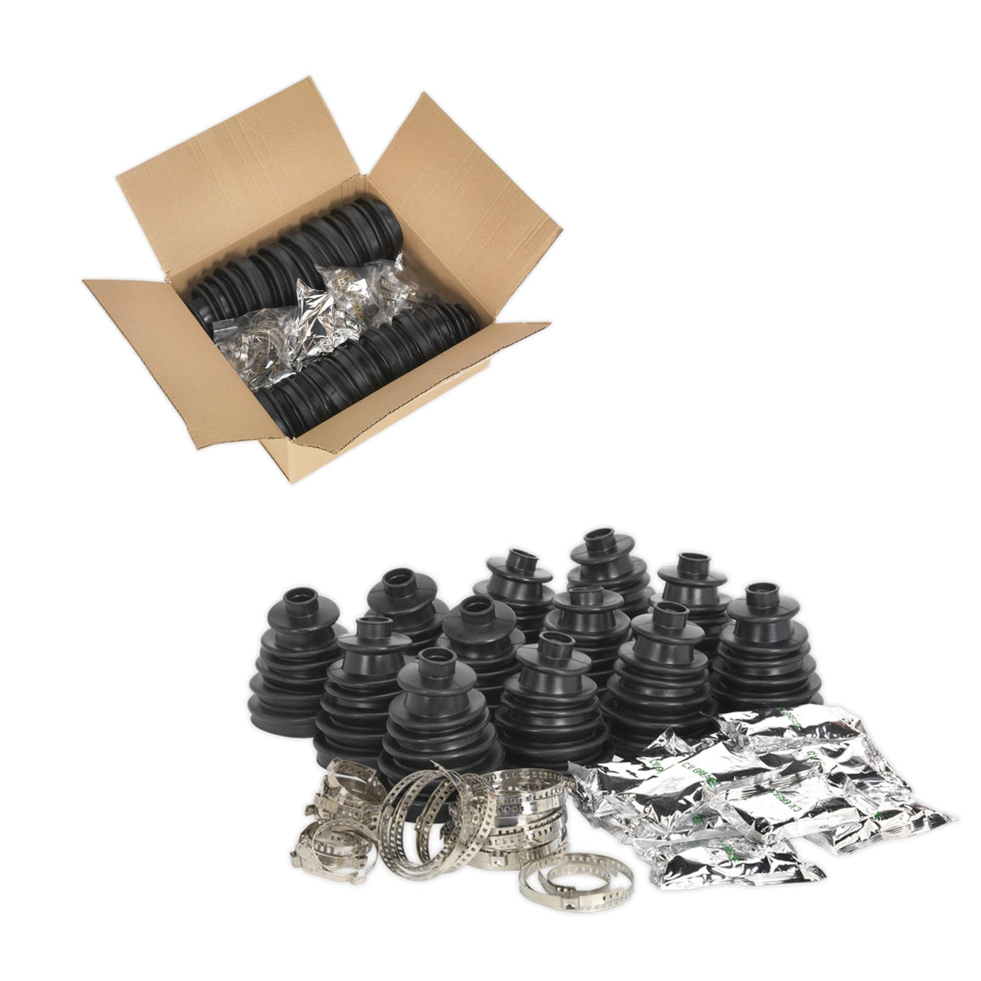Sealey CV9612 Universal Stretch CVJ Boot Ø56-116mm (Pack of 12 x CV96)