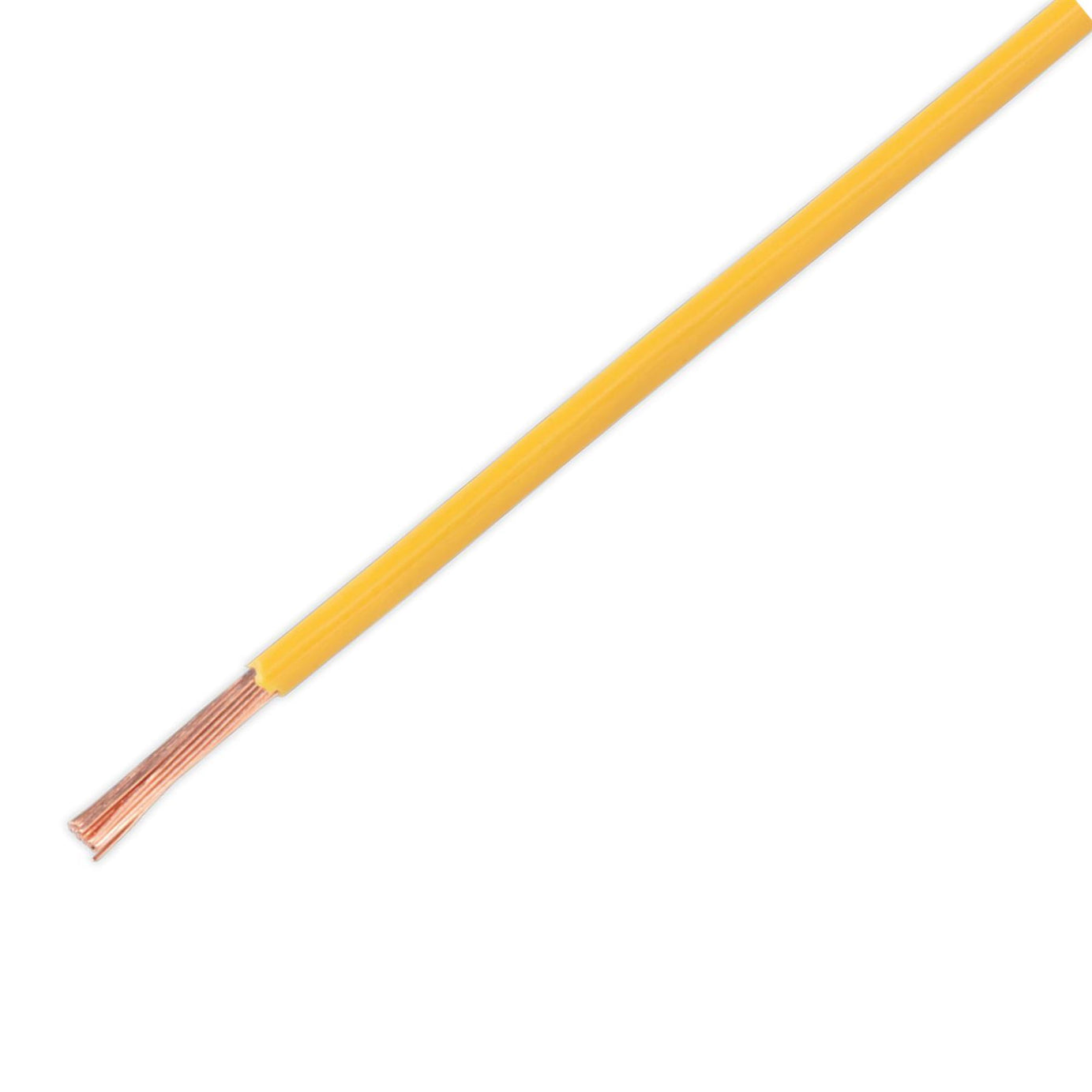Sealey 2mm² 28/0.30mm 50m Automotive Electrical Car Van Cable Yellow
