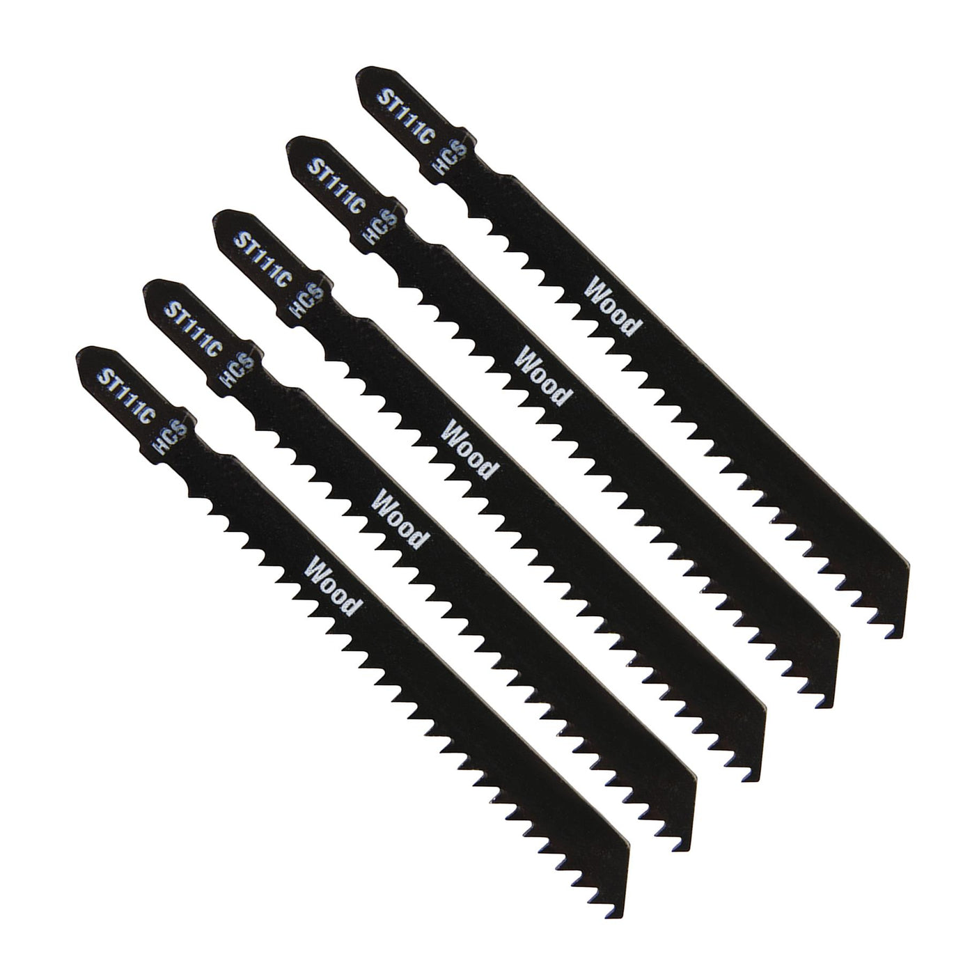 5 X Jigsaw Blade Blades Wood Cutting Softwood Pipes Profiles DIY ST111C